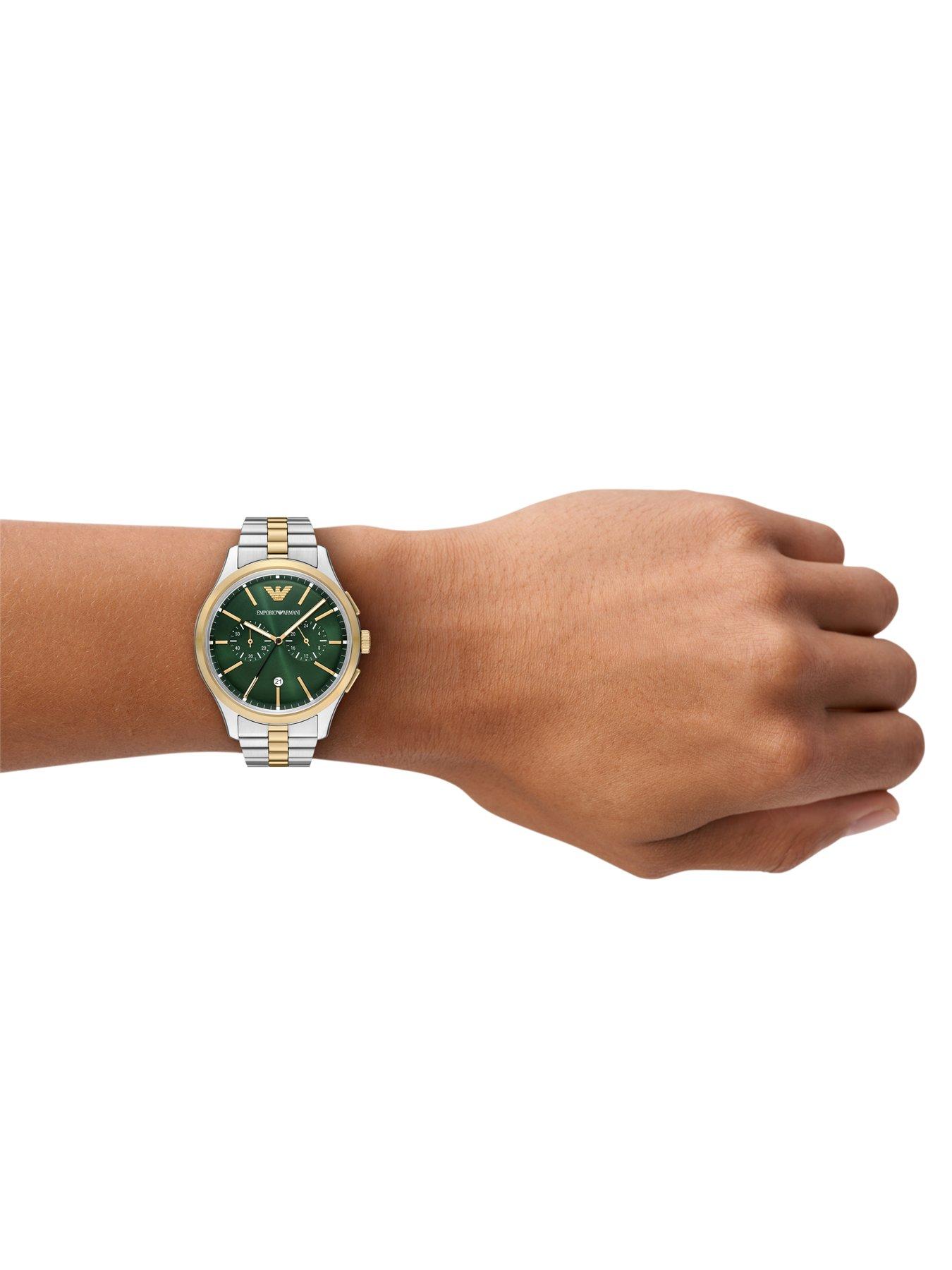 Image 3 of 6 of Emporio Armani Men's Chronograph Two-Tone Stainless Steel Watch, AR11692