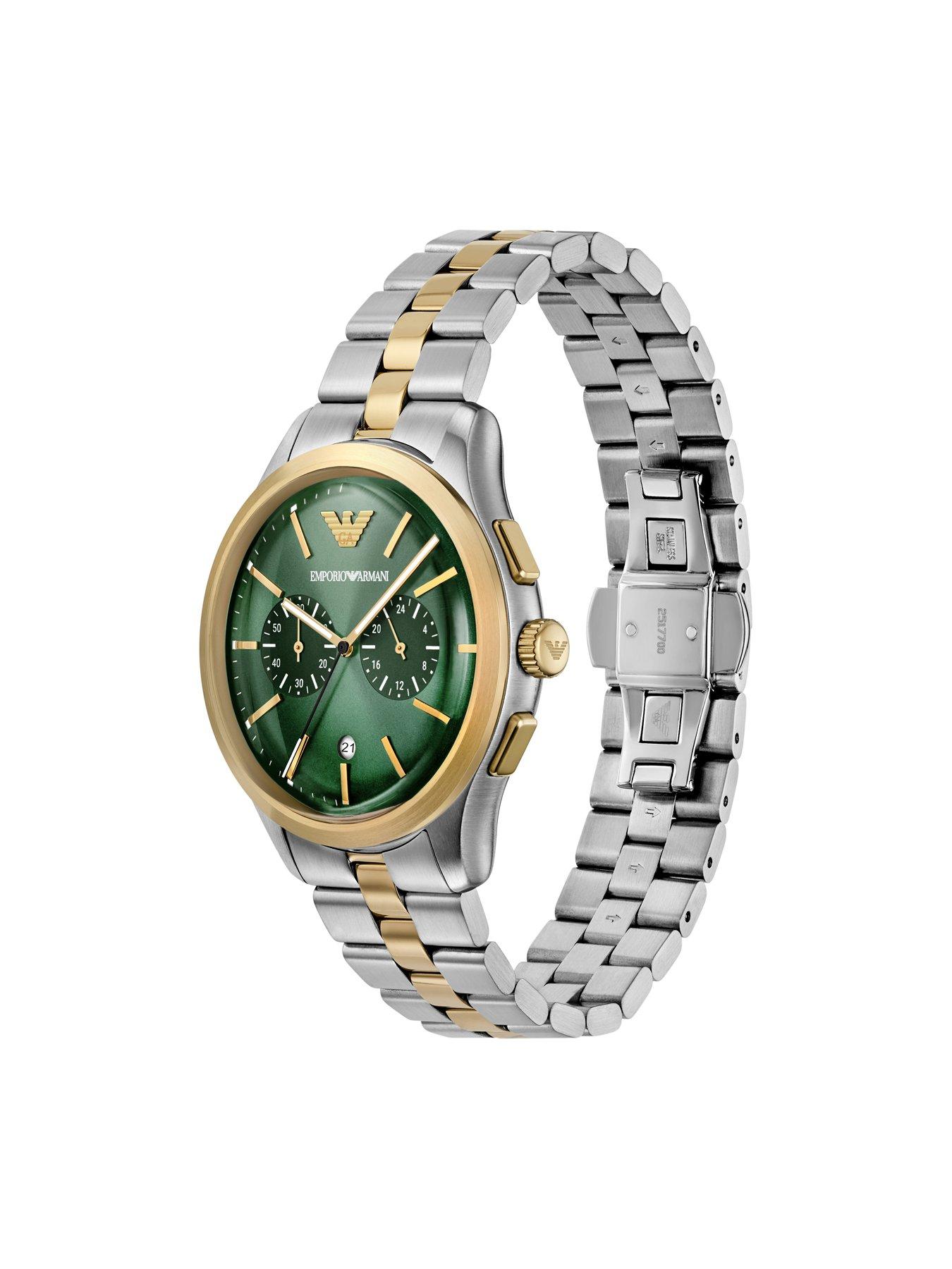 Image 5 of 6 of Emporio Armani Men's Chronograph Two-Tone Stainless Steel Watch, AR11692