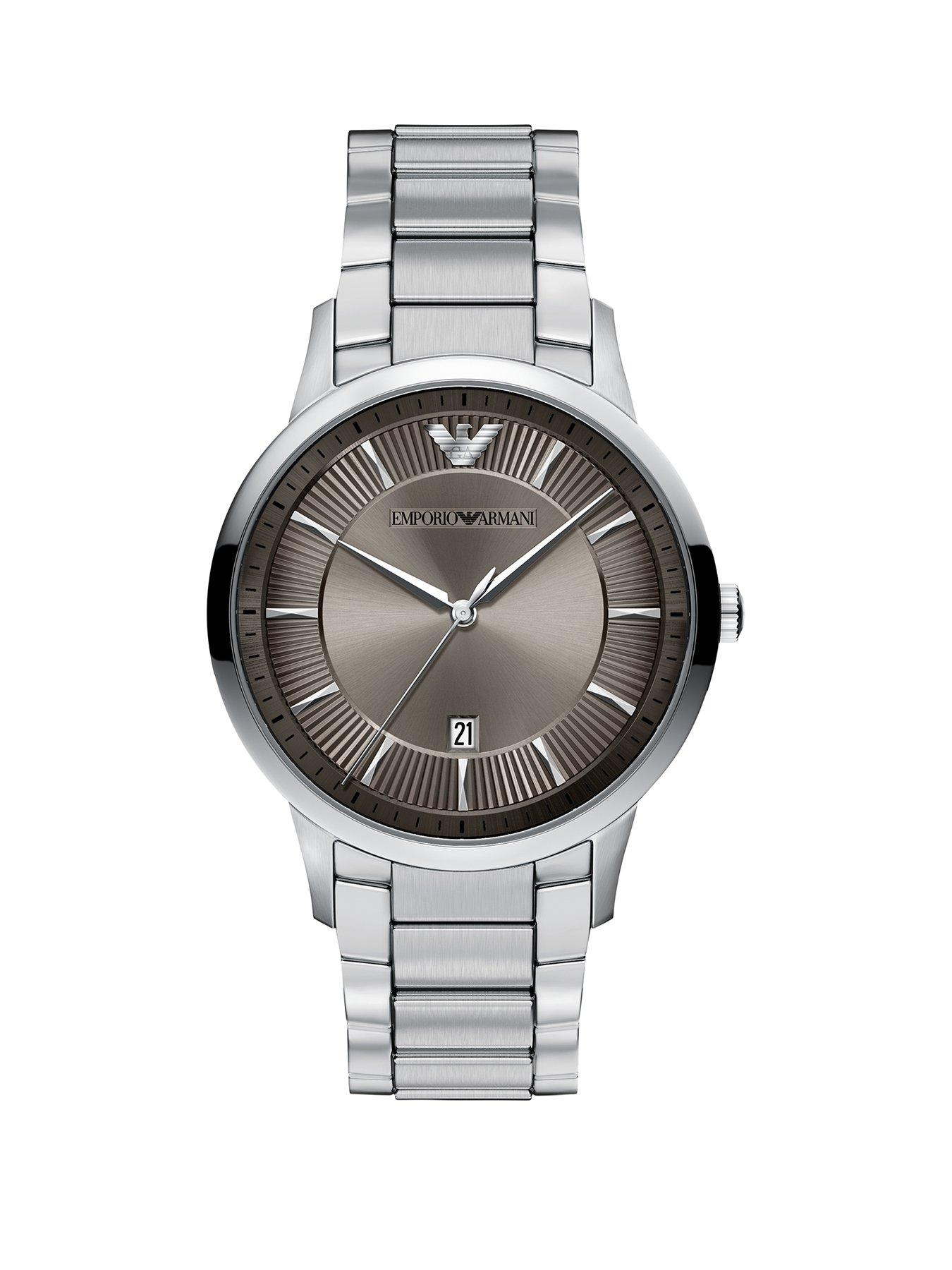 Emporio Armani Men's Archetipo Three-Hand Date Stainless Steel Watch, AR11825