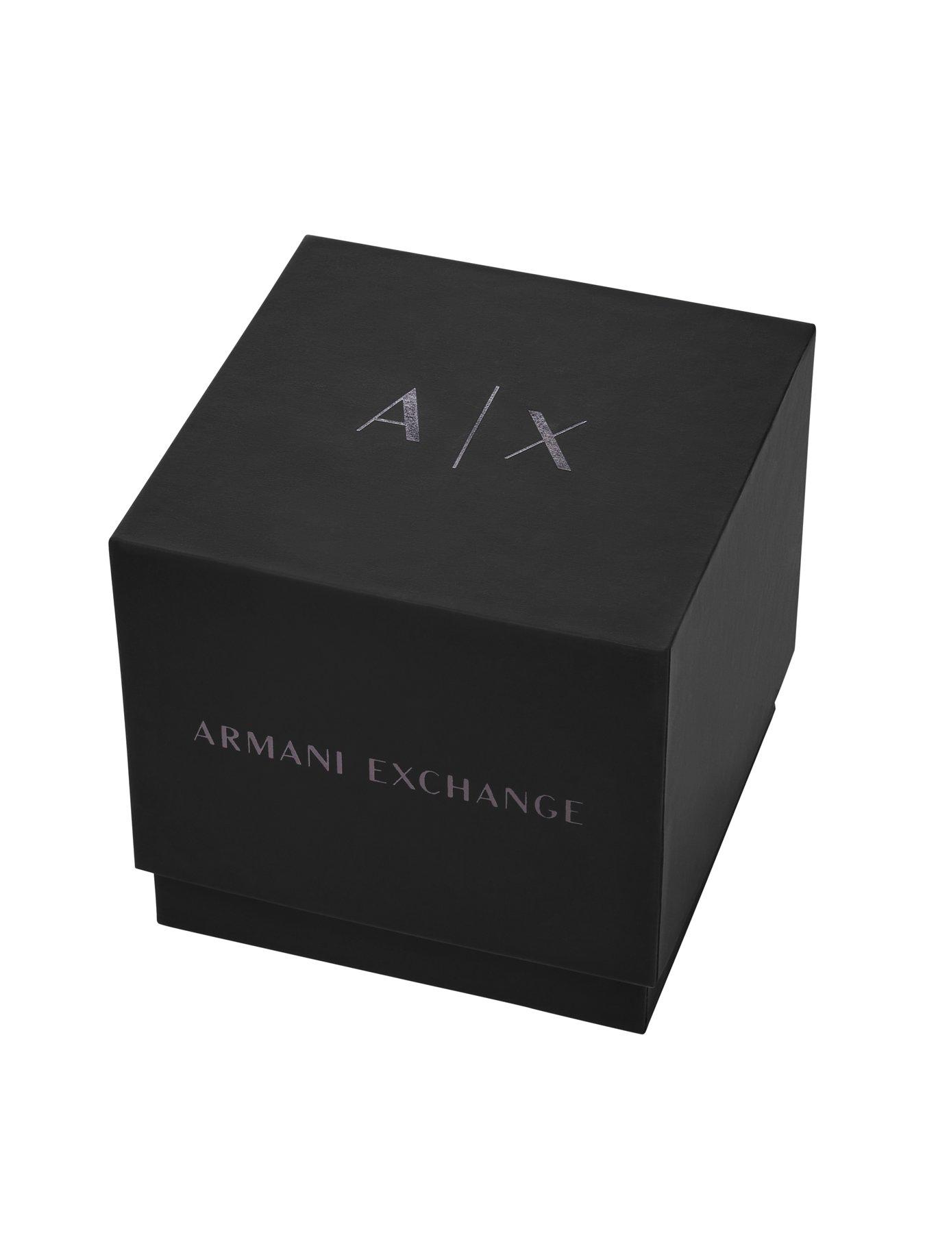 Image 7 of 7 of Armani Exchange Men's Three-Hand Black Stainless Steel Watch, AX2651