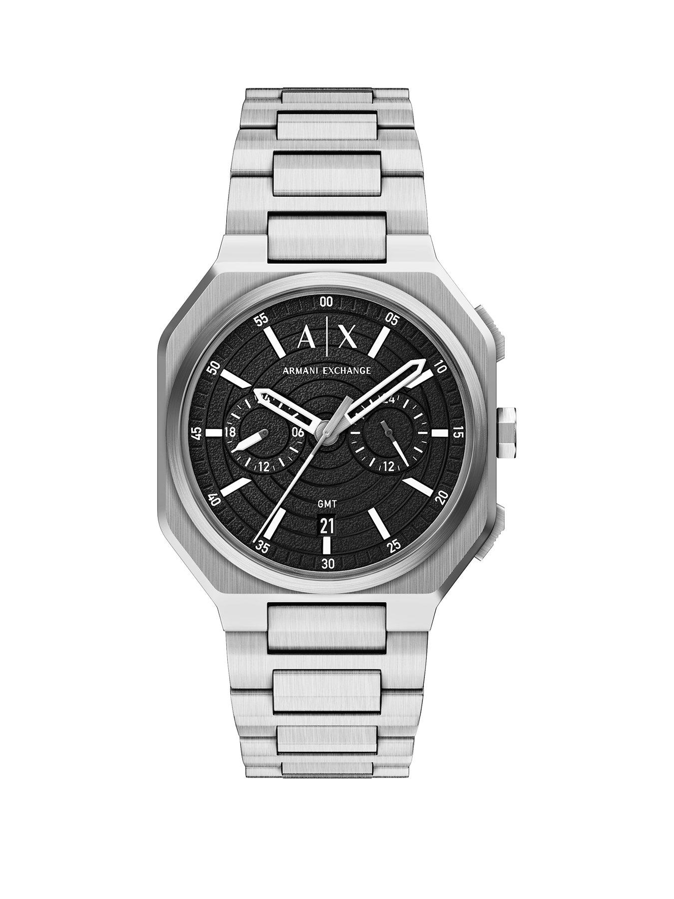 Image 1 of 7 of Armani Exchange Bass Dual-Time Watch