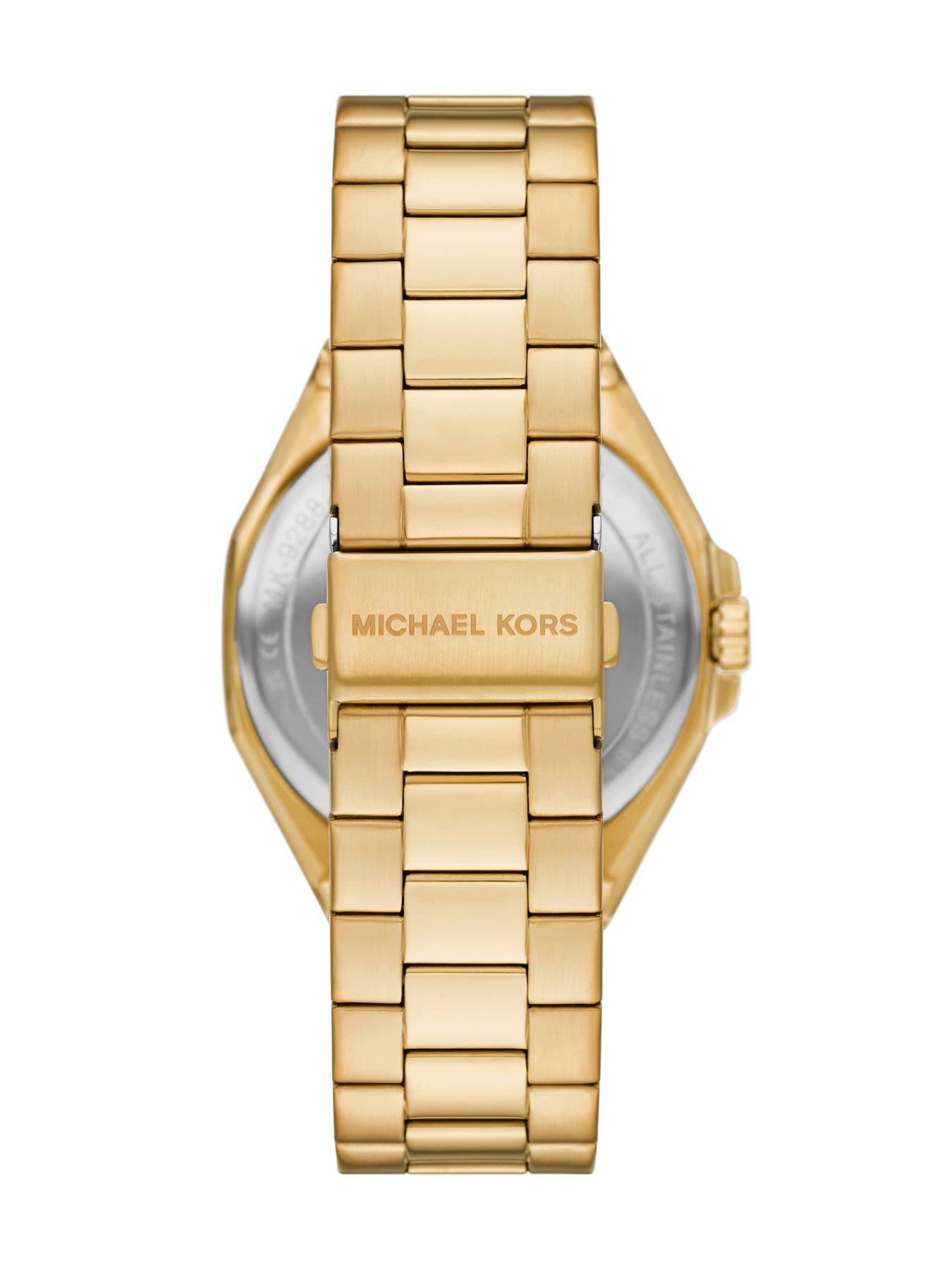 Image 2 of 5 of Michael Kors Men's Callum Three-Hand Date Gold-Tone Stainless Steel Watch, MK9288