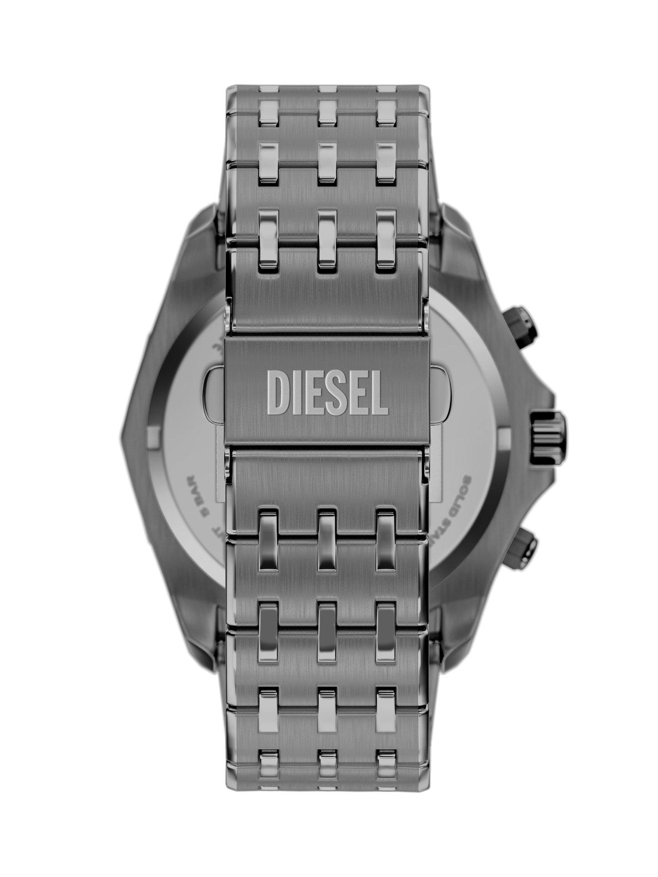 Image 2 of 7 of Diesel Men's Stinger Chronograph Gunmetal Stainless Steel Watch, DZ4715