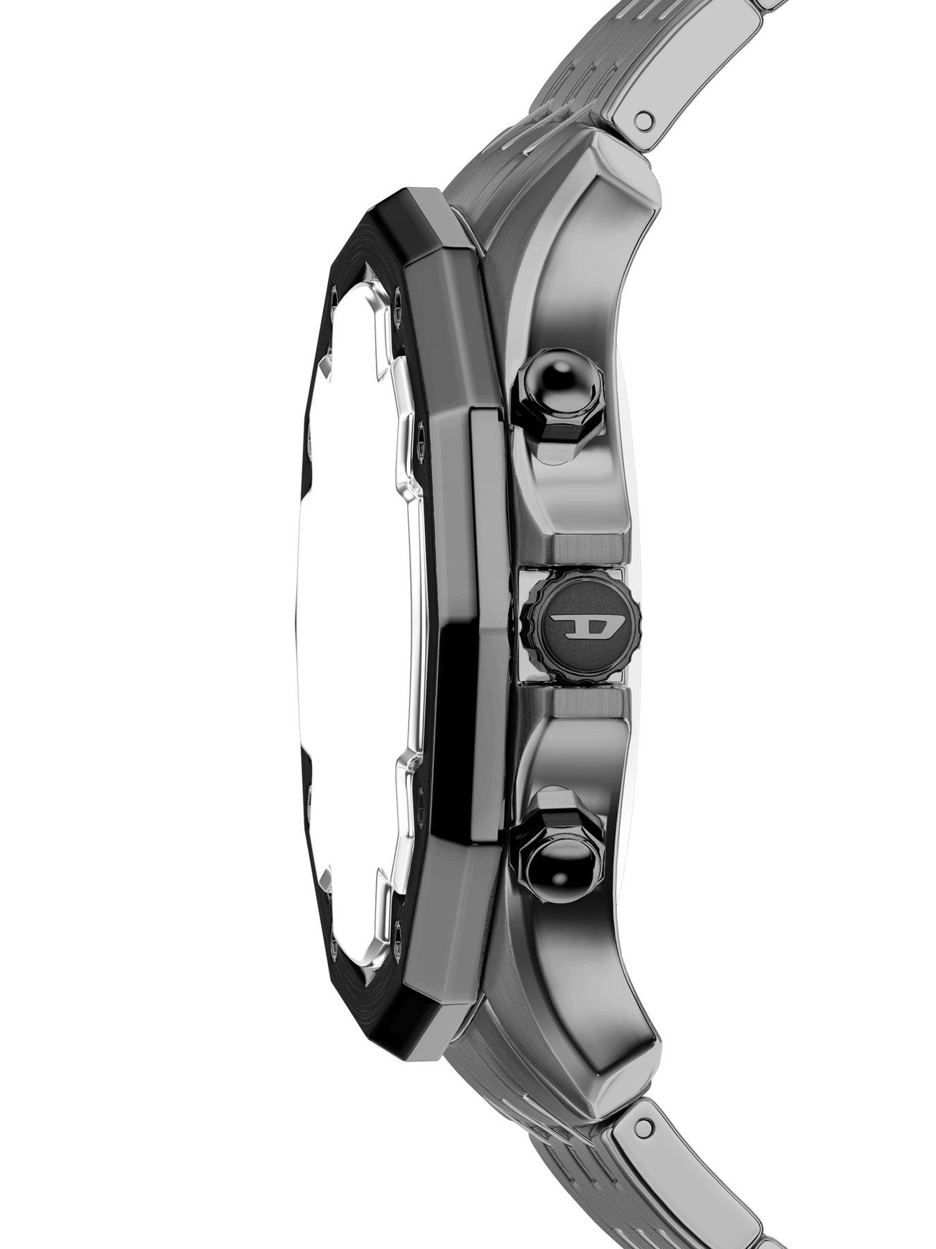 Image 4 of 7 of Diesel Men's Stinger Chronograph Gunmetal Stainless Steel Watch, DZ4715