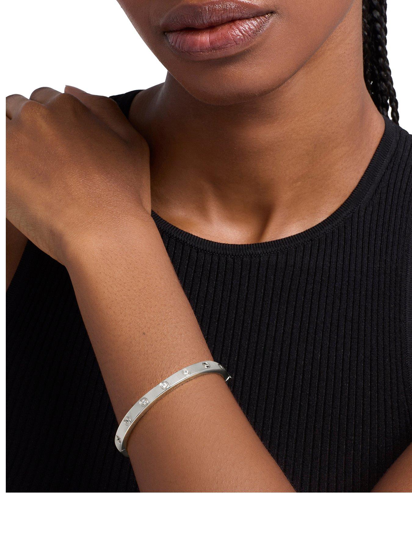 Michael Kors Michael Kors Women's Stone Station Bangle Bracelet, MKJ8650040