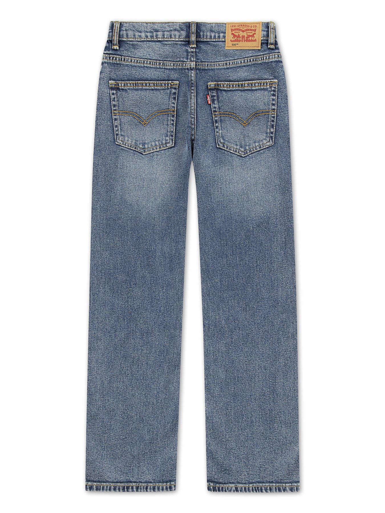 Image 3 of 6 of Levi's Boys 555 Relaxed Straight Jeans - Blue