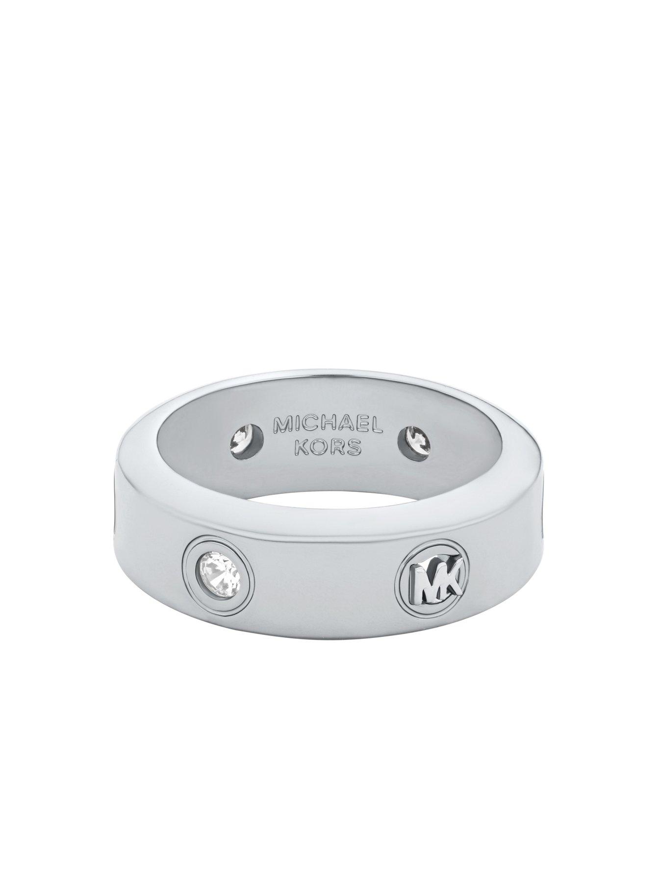 Image 2 of 4 of Michael Kors Women's Stone Station Ring, MKJ8651040