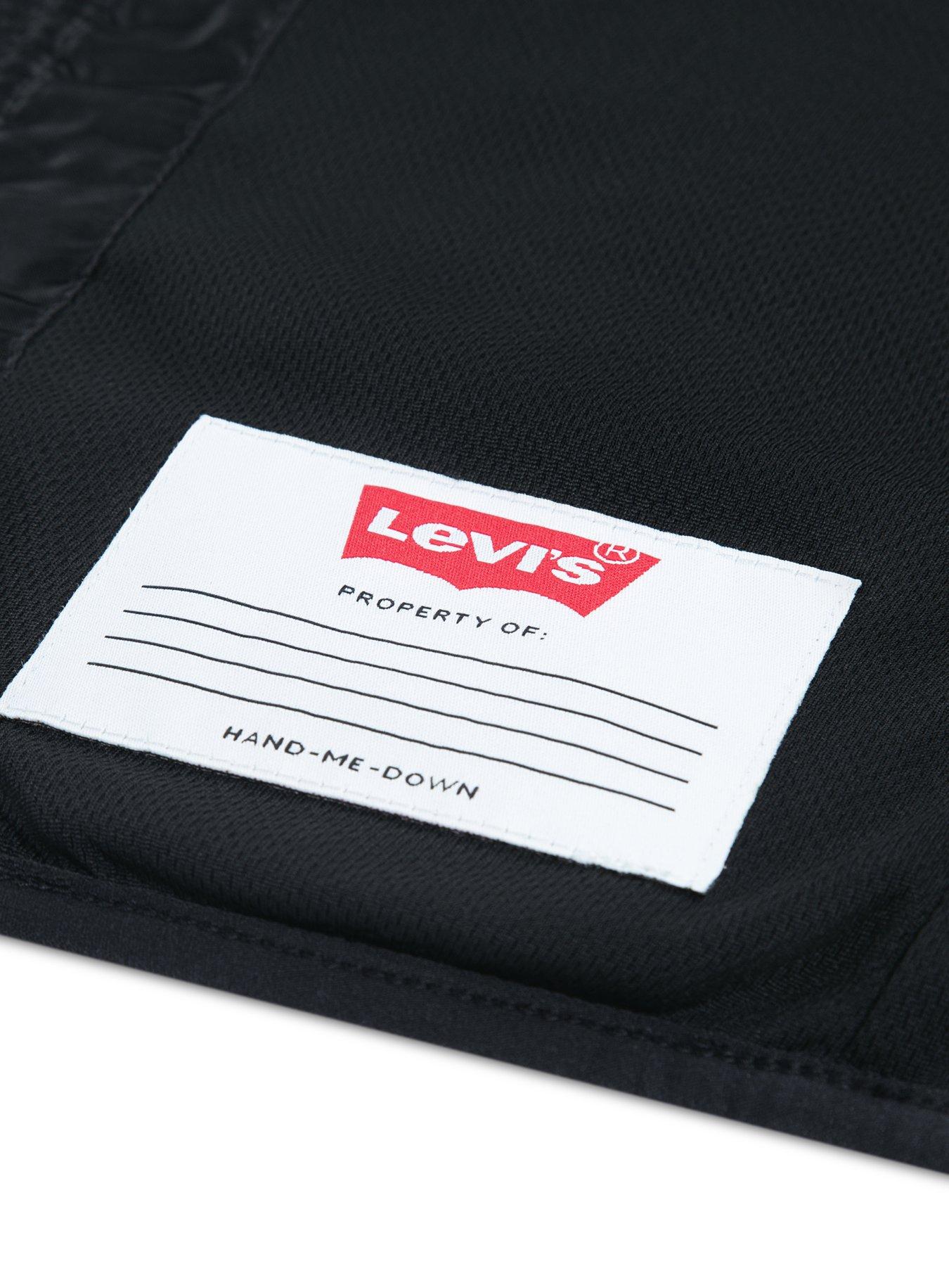Image 3 of 4 of Levi's Boys Sherpa Full Zip Pocket Jacket - Black