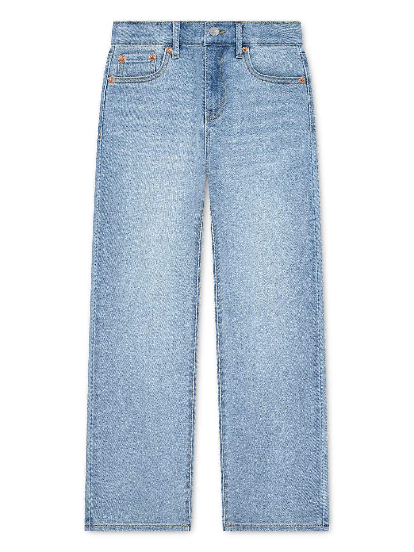 Image 1 of 4 of Levi's Teenager Wide Leg Jeans - Far And Wide Neutral