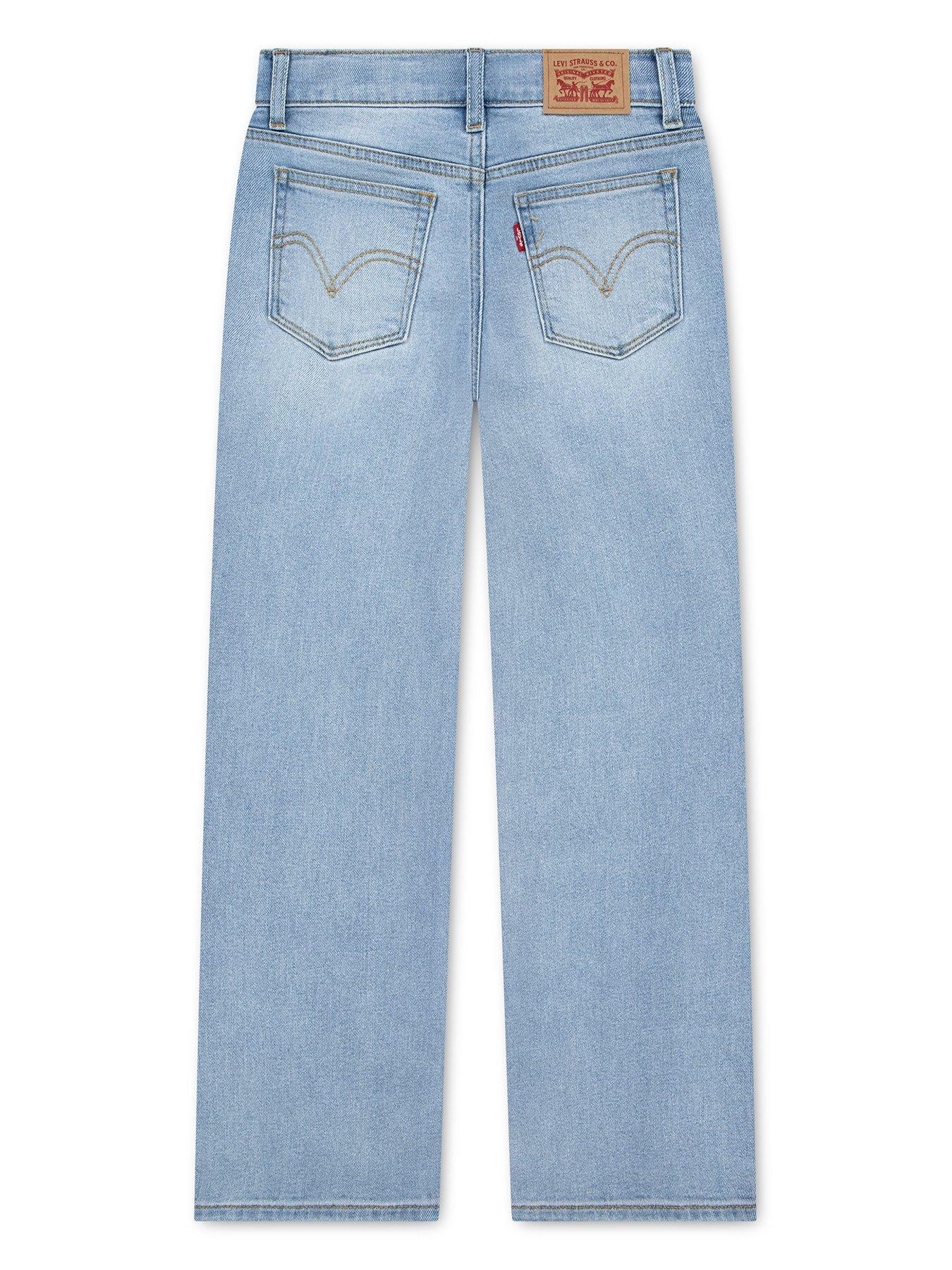 Image 2 of 4 of Levi's Teenager Wide Leg Jeans - Far And Wide Neutral