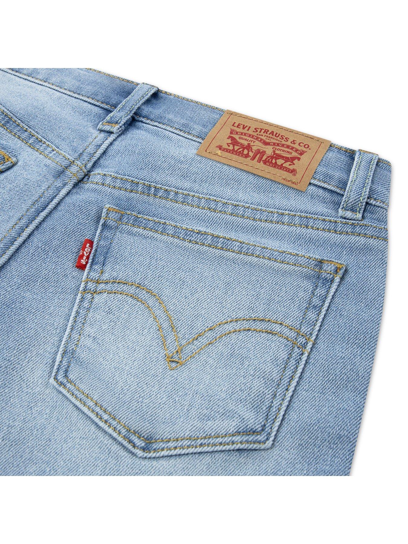 Image 4 of 4 of Levi's Teenager Wide Leg Jeans - Far And Wide Neutral