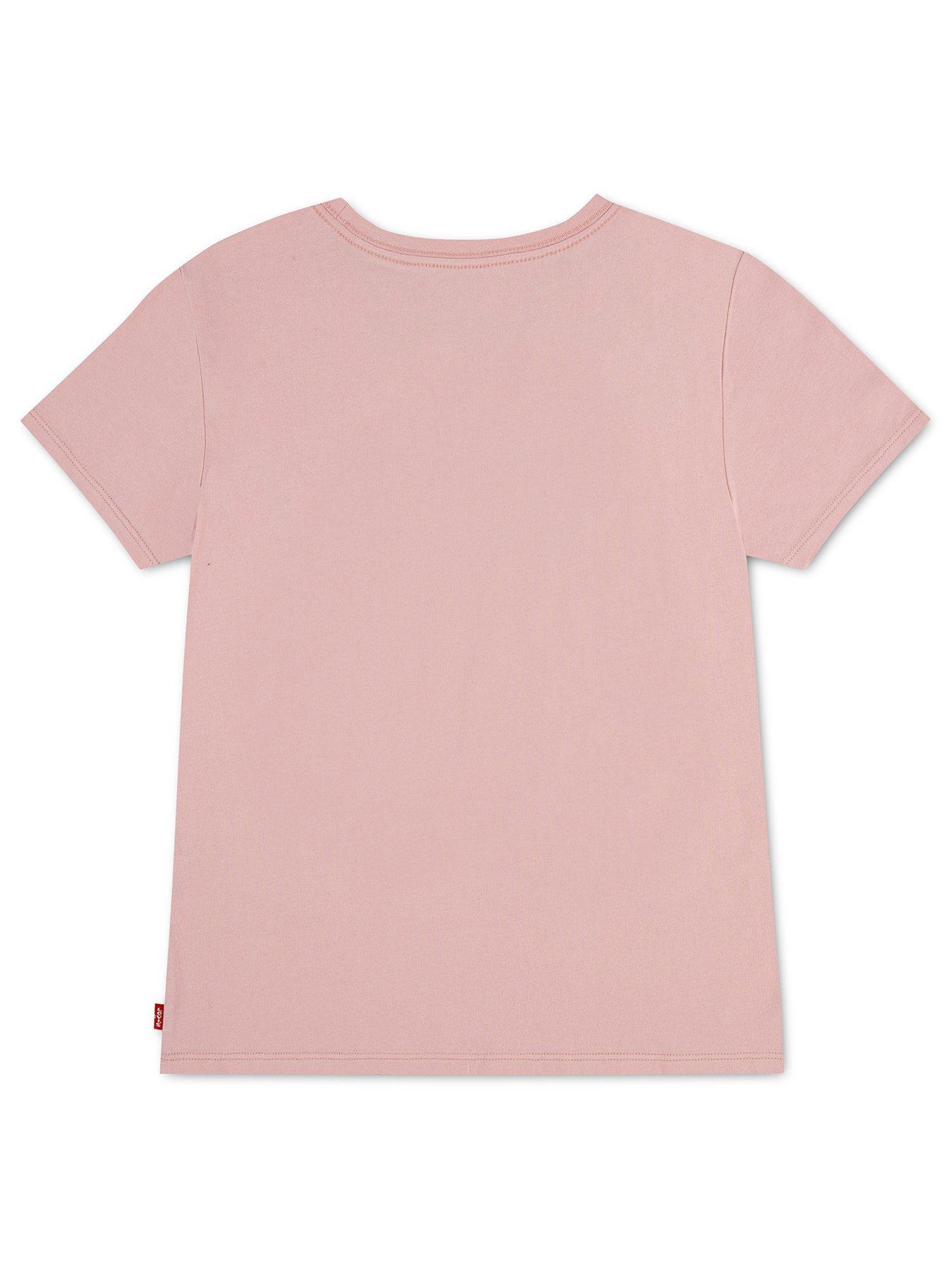 Image 2 of 3 of Levi's Teenager Batwing T-Shirt - Powder Pink
