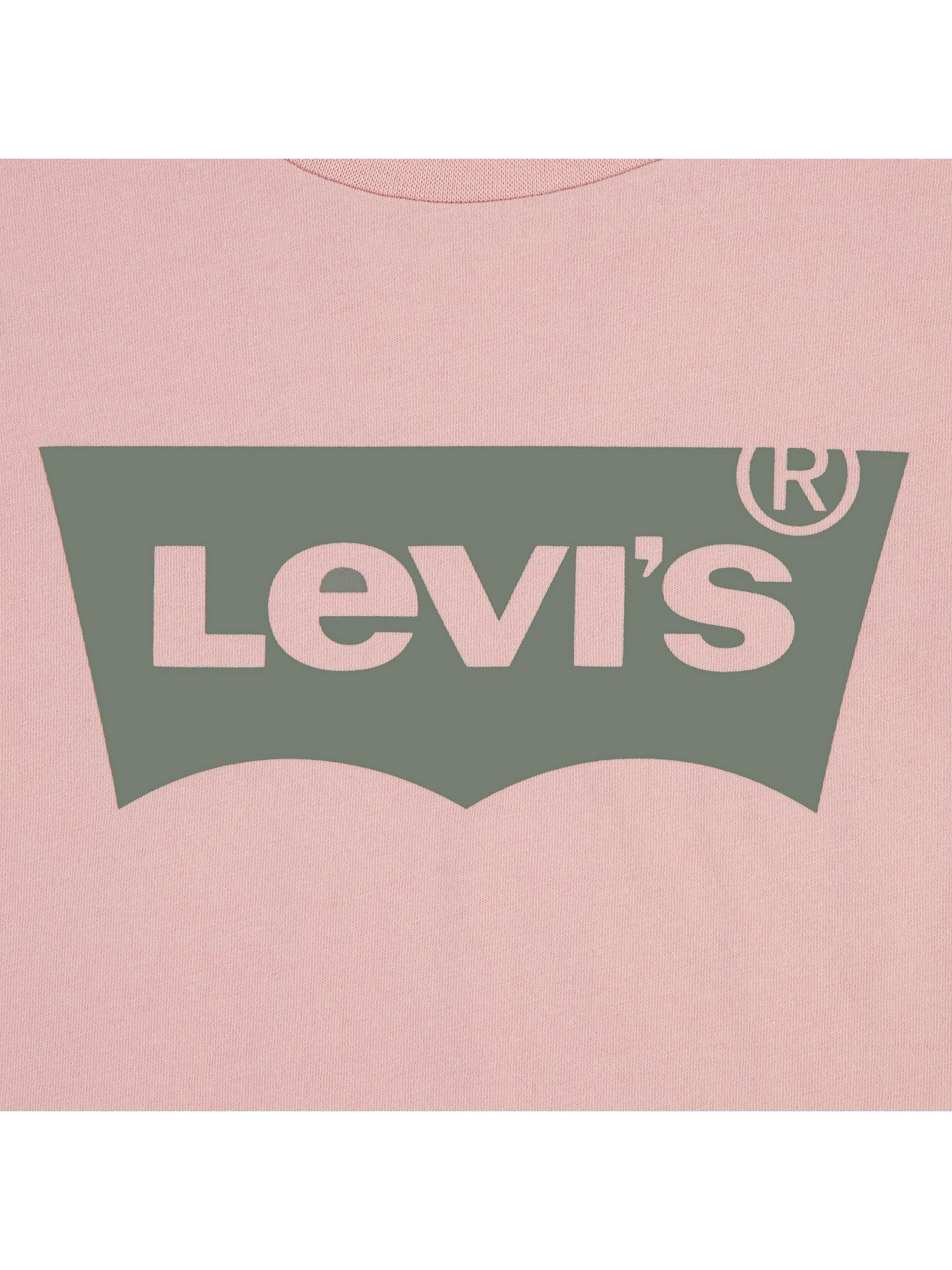 Image 3 of 3 of Levi's Teenager Batwing T-Shirt - Powder Pink