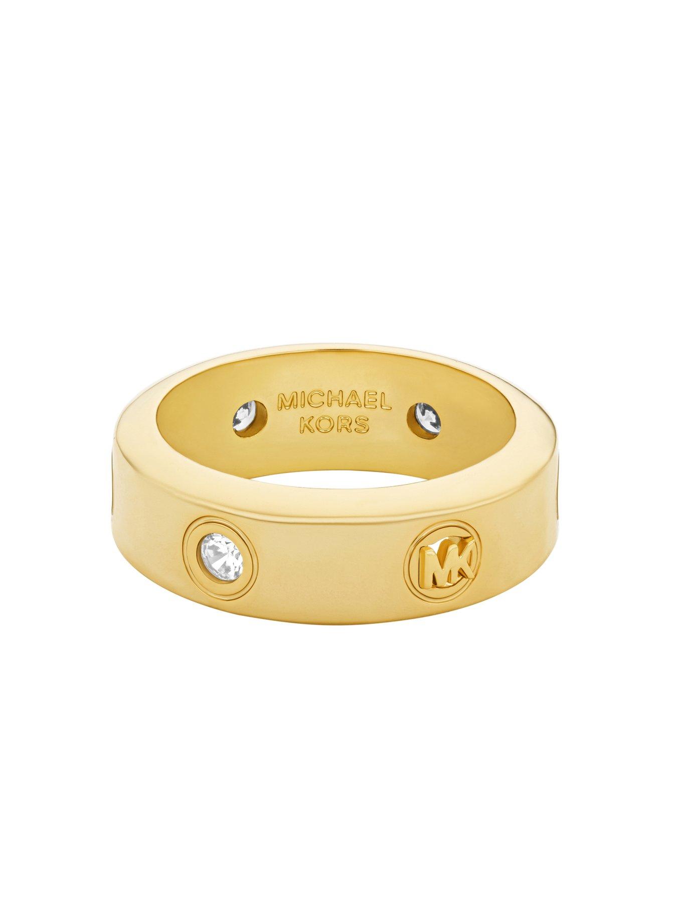 Image 2 of 4 of Michael Kors Women's Stone Station Ring, MKJ8651710
