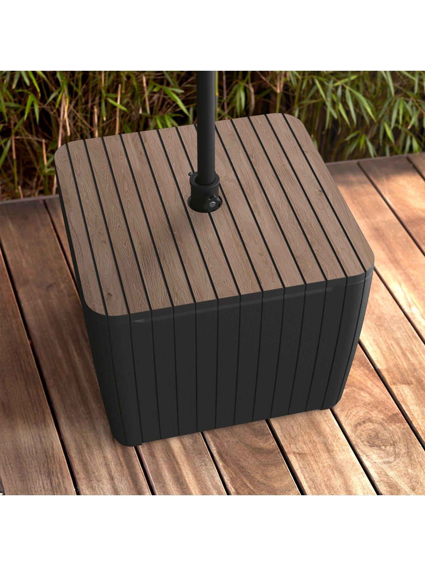 Image 3 of 5 of Keter Luzon Parasol Table graphite