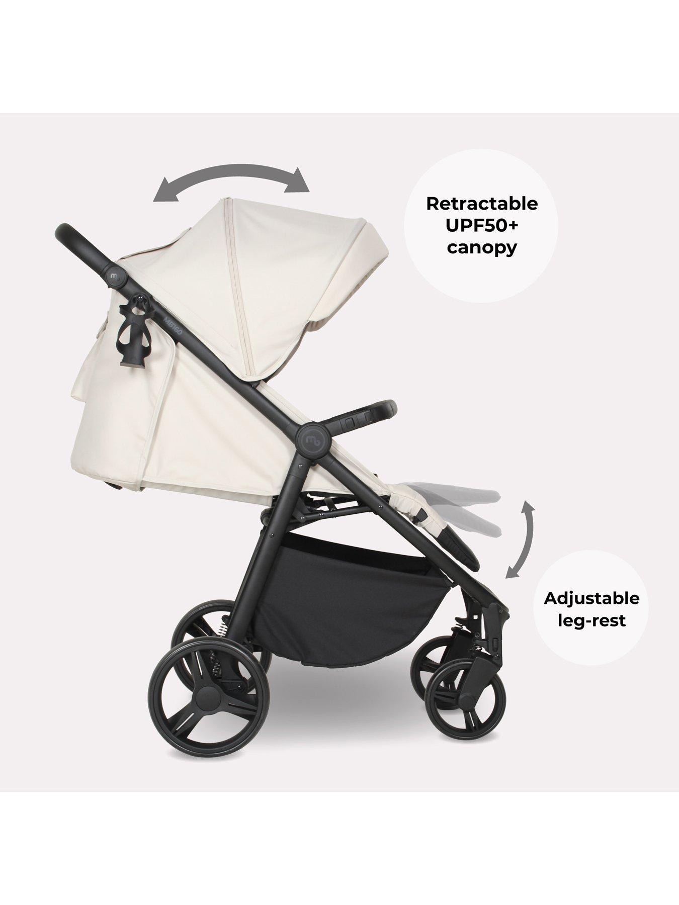 Image 3 of 8 of My Babiie MB160 Plus Pushchair - Oatmeal