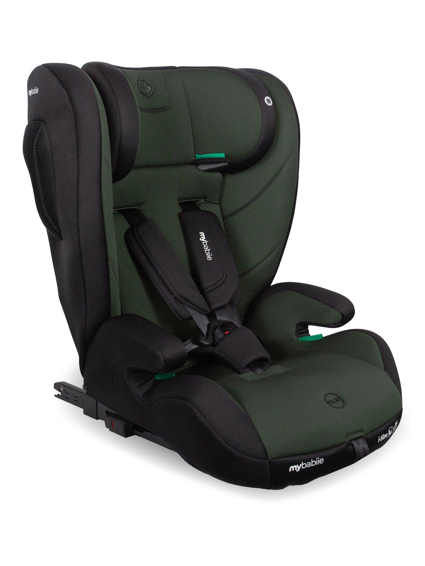 My Babiie MBCS75 Toddler to Booster R129 Car Seat with ISOFIX - Forest Green