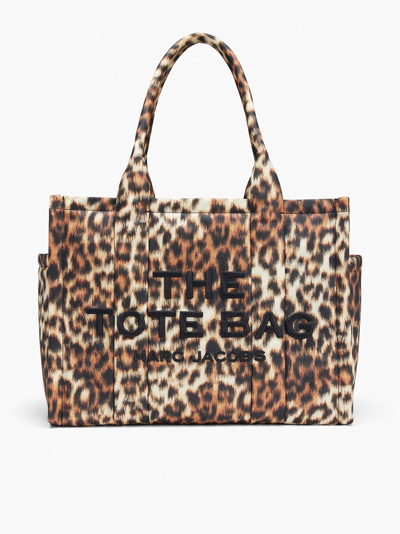 Image 1 of 5 of MARC JACOBS Leopard Print Tote Bag - Brown
