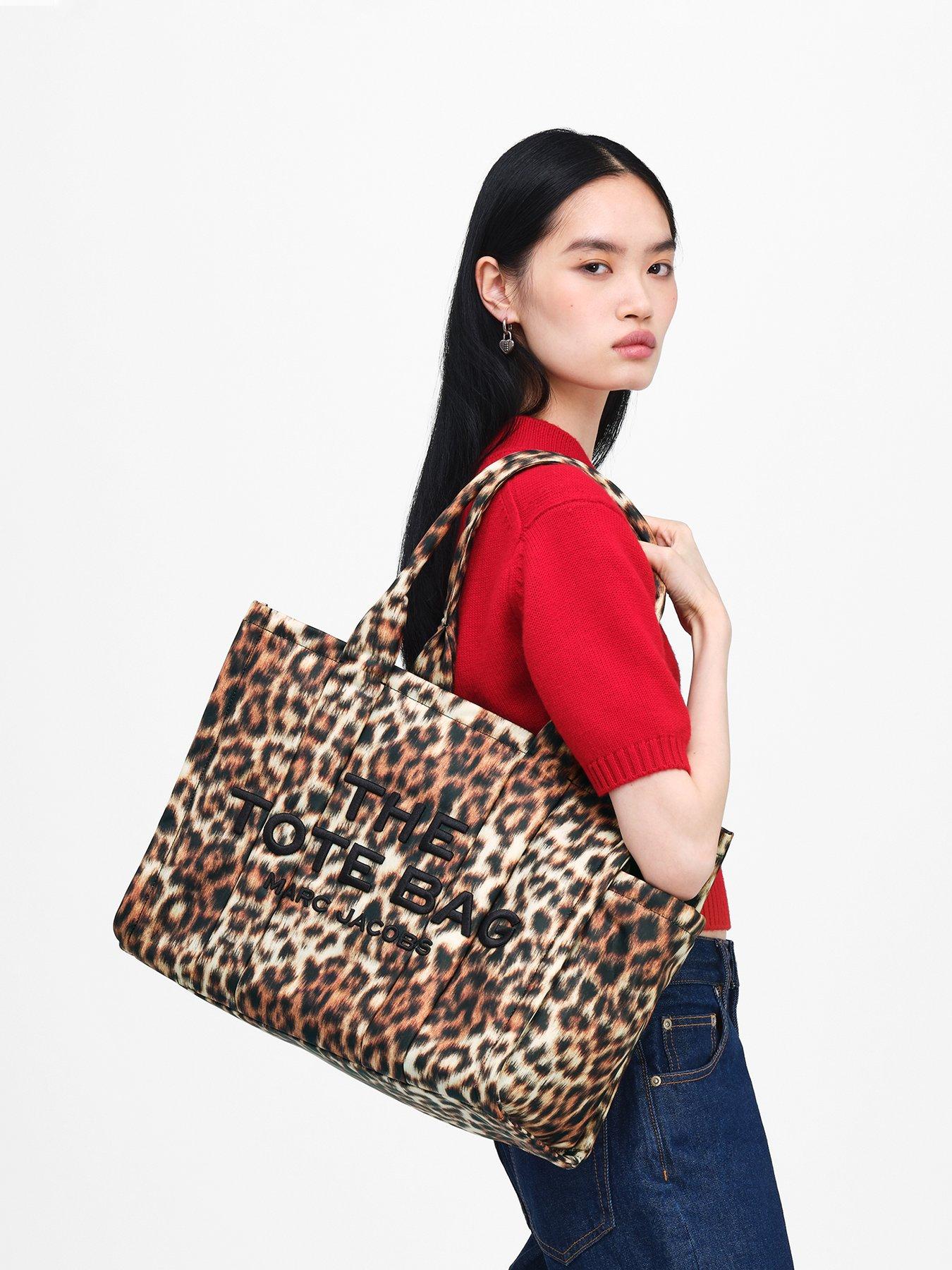 Image 2 of 5 of MARC JACOBS Leopard Print Tote Bag - Brown