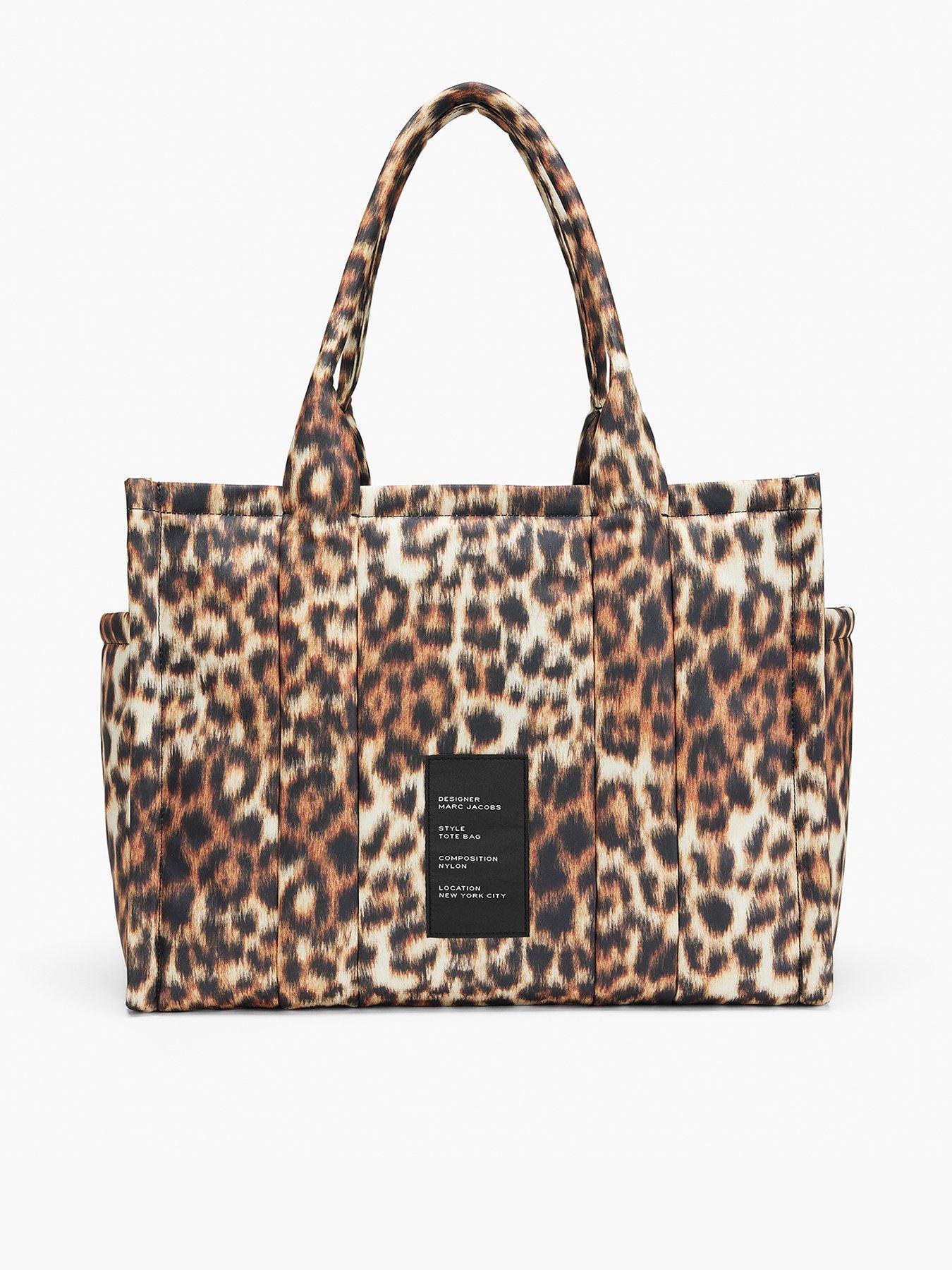 Image 3 of 5 of MARC JACOBS Leopard Print Tote Bag - Brown