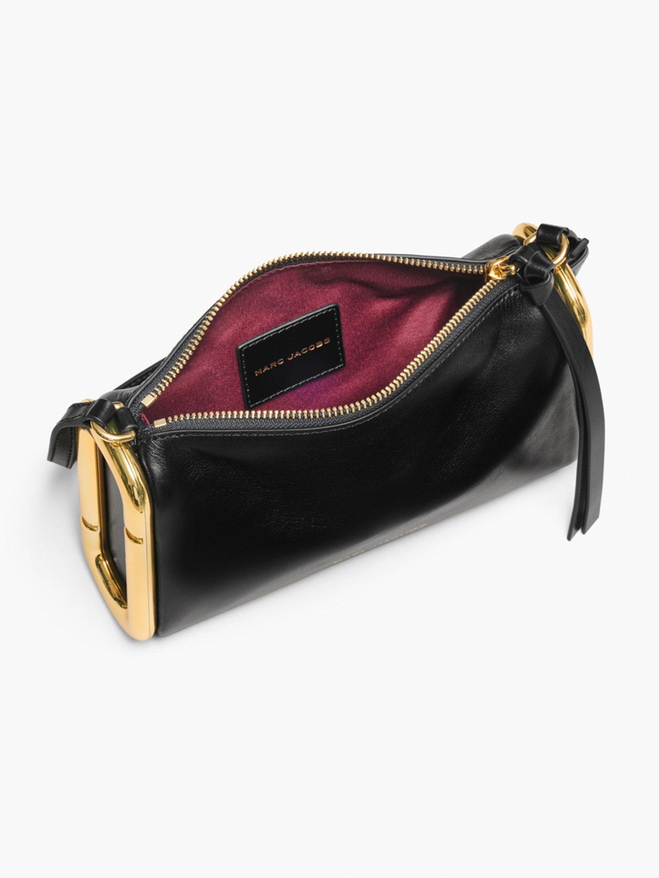 Image 4 of 5 of MARC JACOBS Womens The Scene Gold-Tone Hardware Zip-Top Shoulder Bag - Black