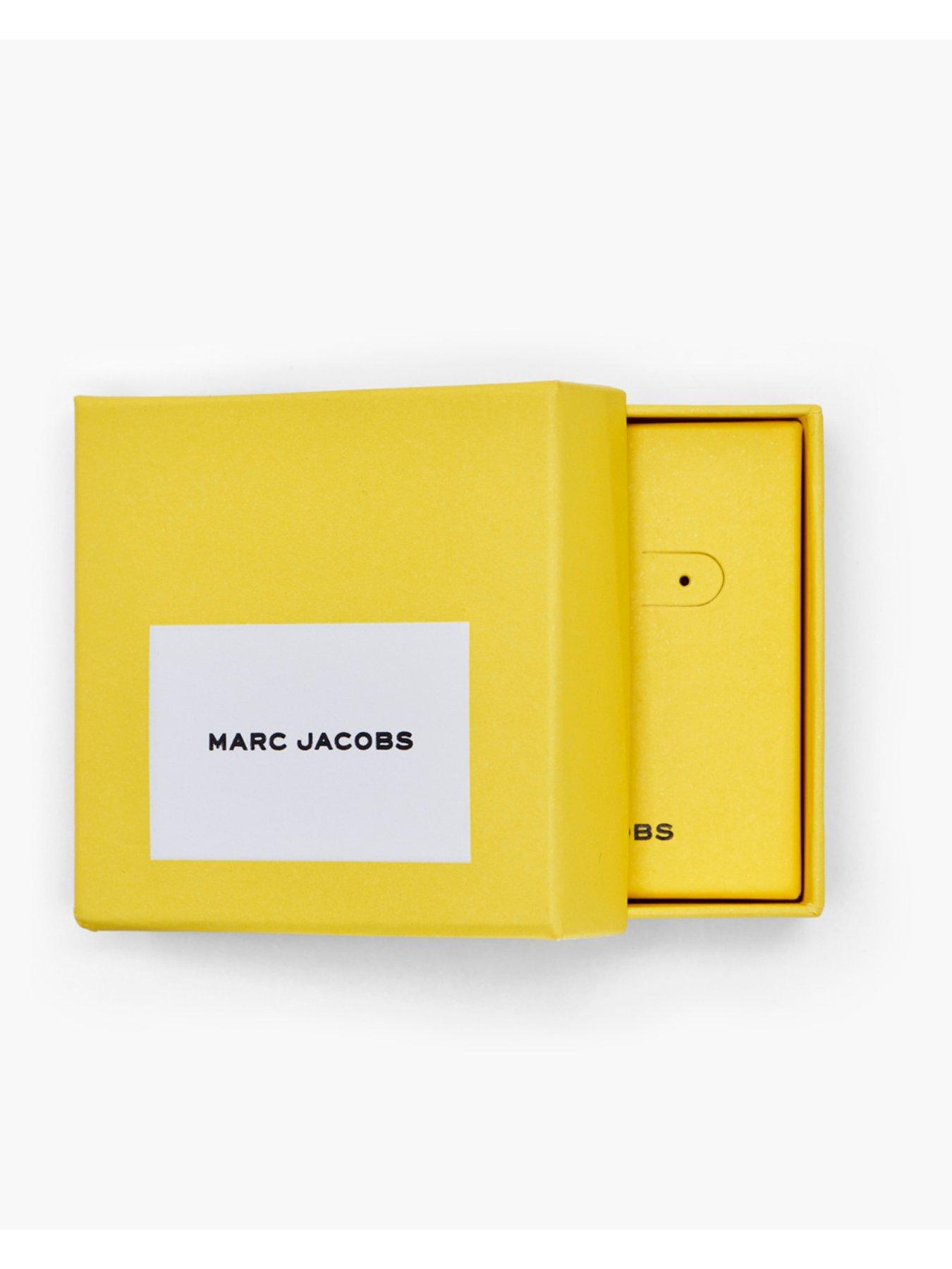 Image 4 of 4 of MARC JACOBS Womens Daisy Silver-Tone Polished Stud Earrings - Silver