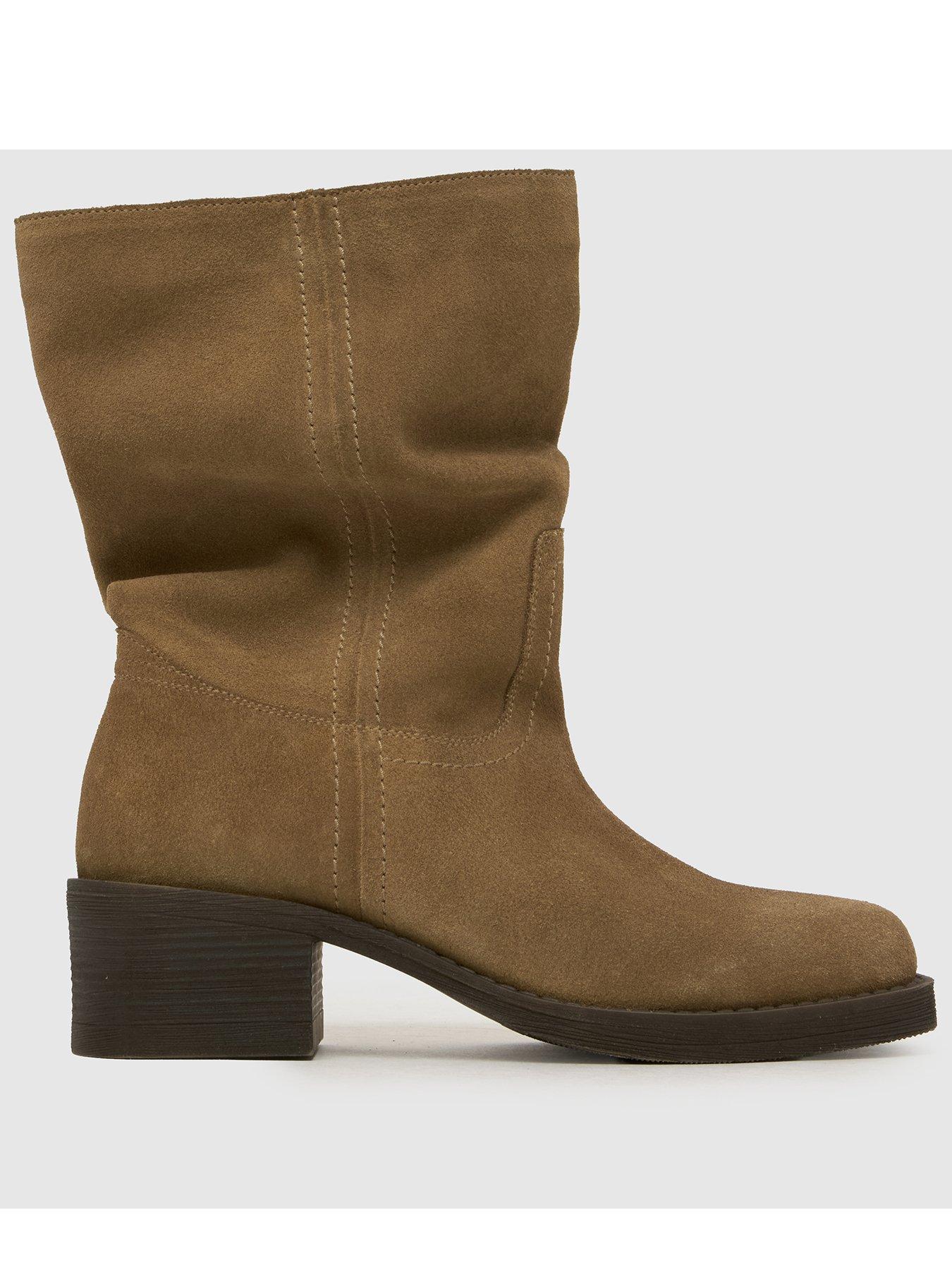 Schuh Dakota Slouch Leather Ankle Boot - Natural