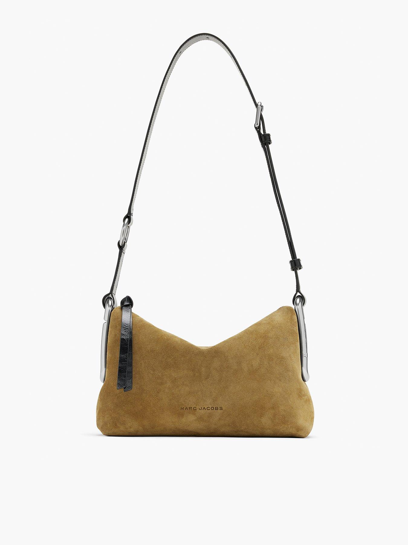 Image 1 of 4 of MARC JACOBS Scene Medium Shoulder Bag in Suede - Hazelnut
