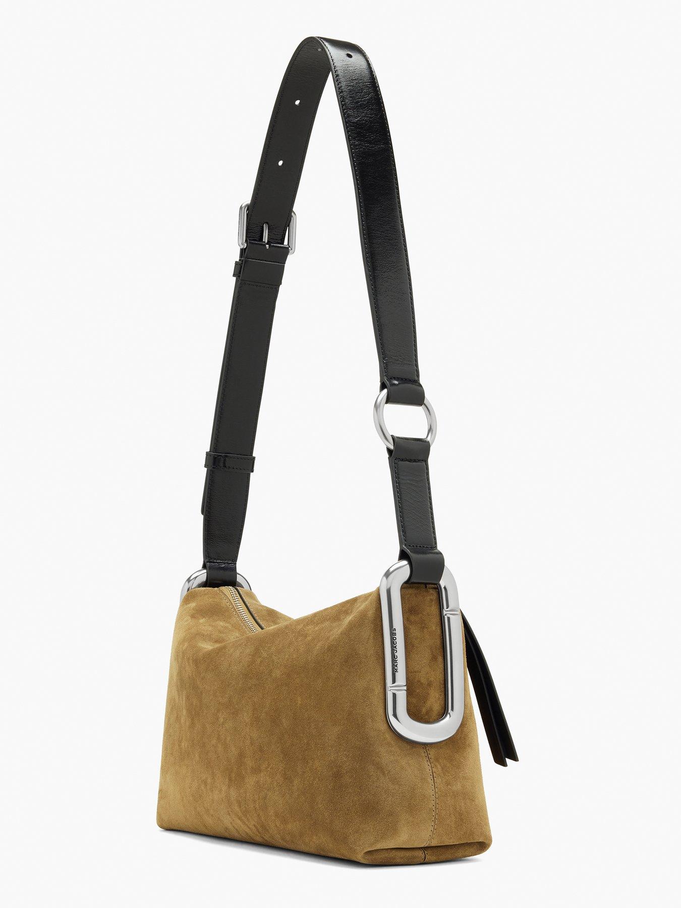 Image 2 of 4 of MARC JACOBS Scene Medium Shoulder Bag in Suede - Hazelnut