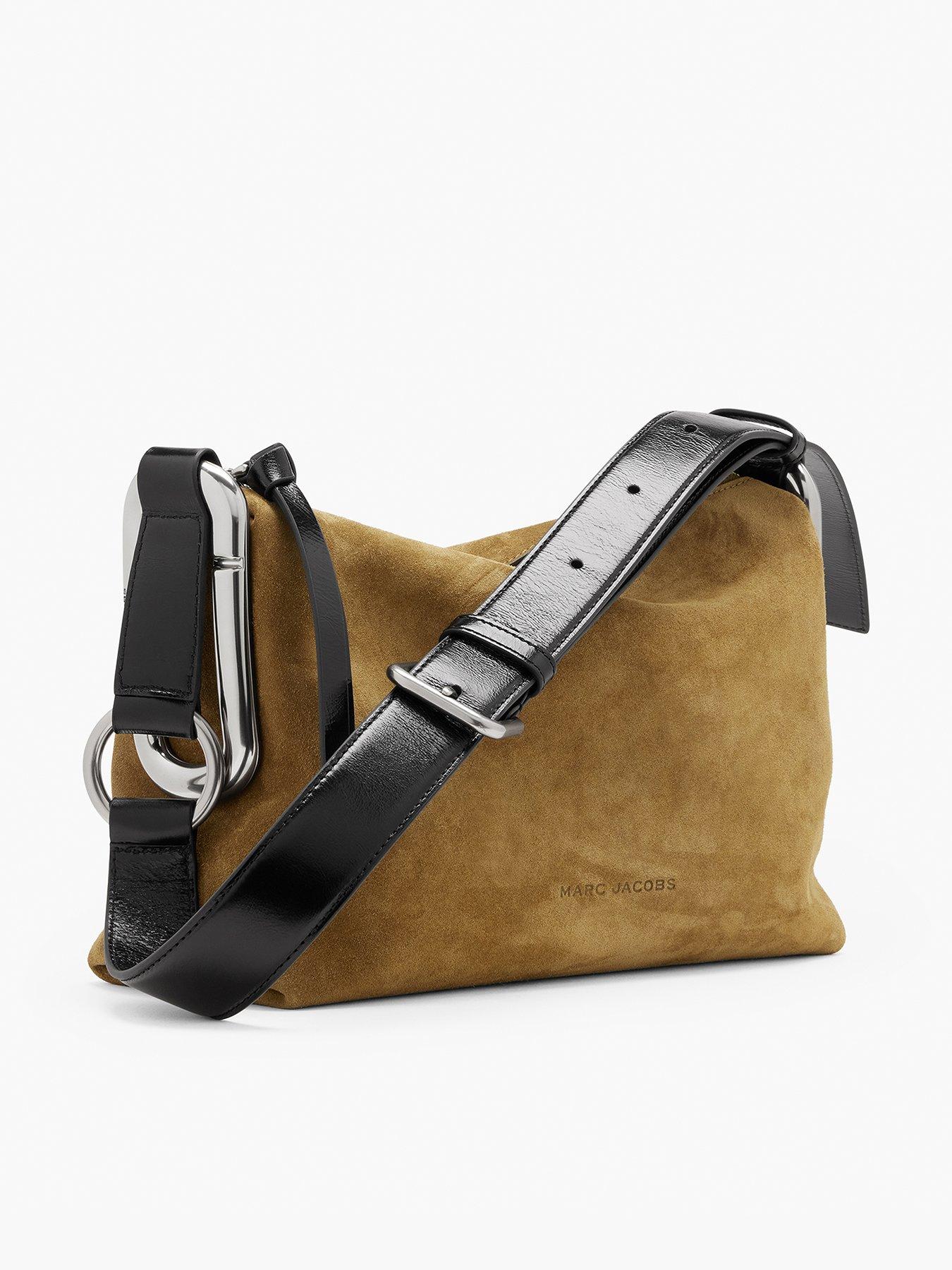 Image 3 of 4 of MARC JACOBS Scene Medium Shoulder Bag in Suede - Hazelnut