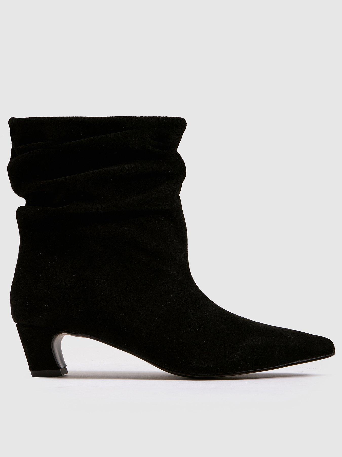 Image 1 of 4 of Schuh Bluebell Slouch Boot - Black