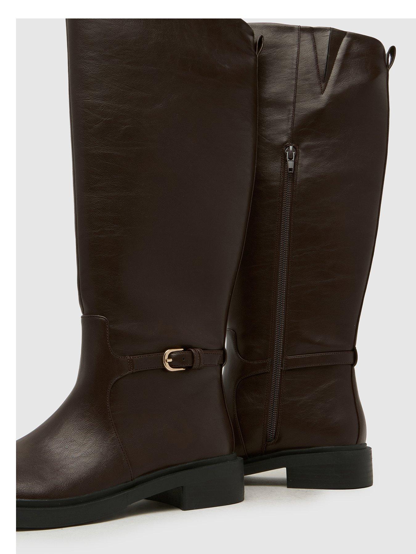 Image 4 of 4 of Schuh Daniela Riding Boot - Brown