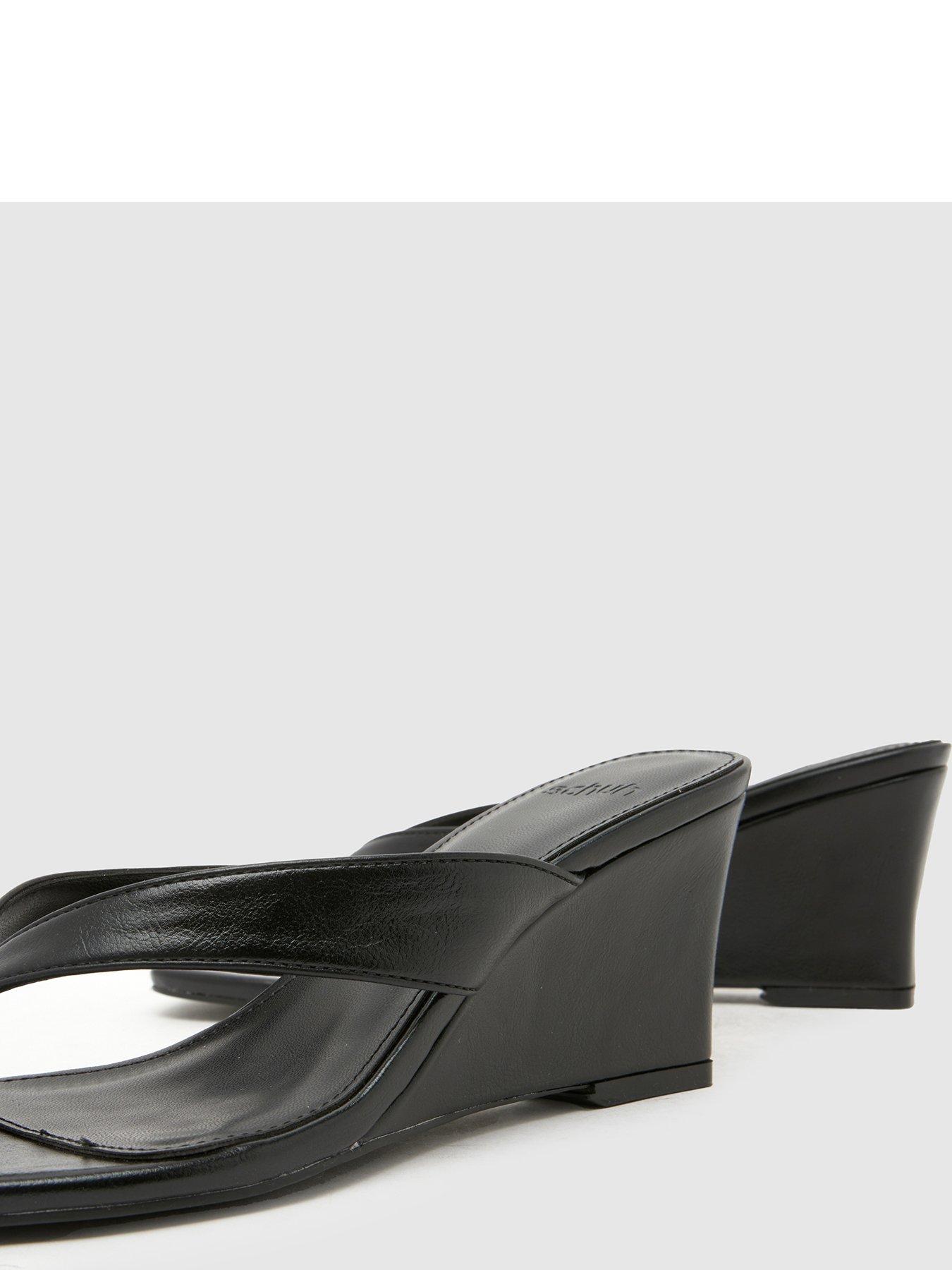 Image 4 of 4 of Schuh Solomon Wedge - Black