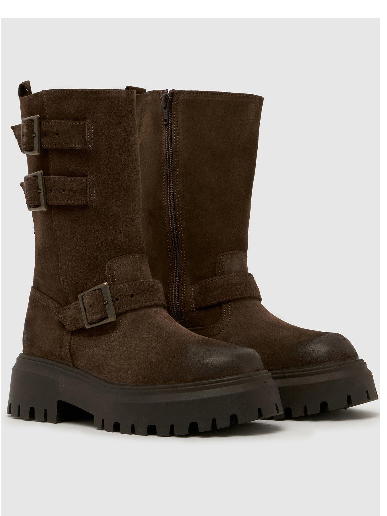 Image 2 of 4 of Schuh Danbury Biker Buckle Boot - Brown