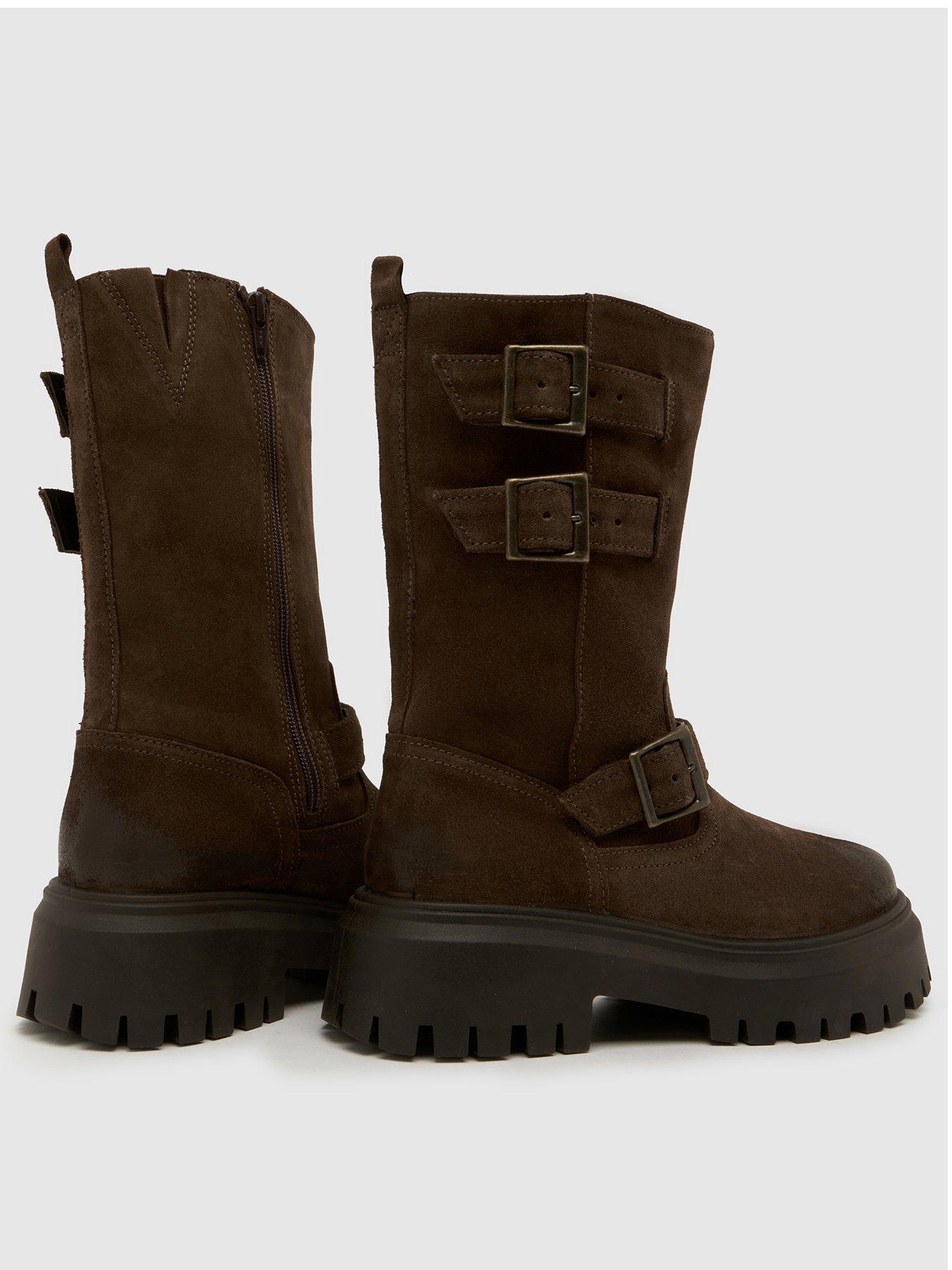 Image 3 of 4 of Schuh Danbury Biker Buckle Boot - Brown