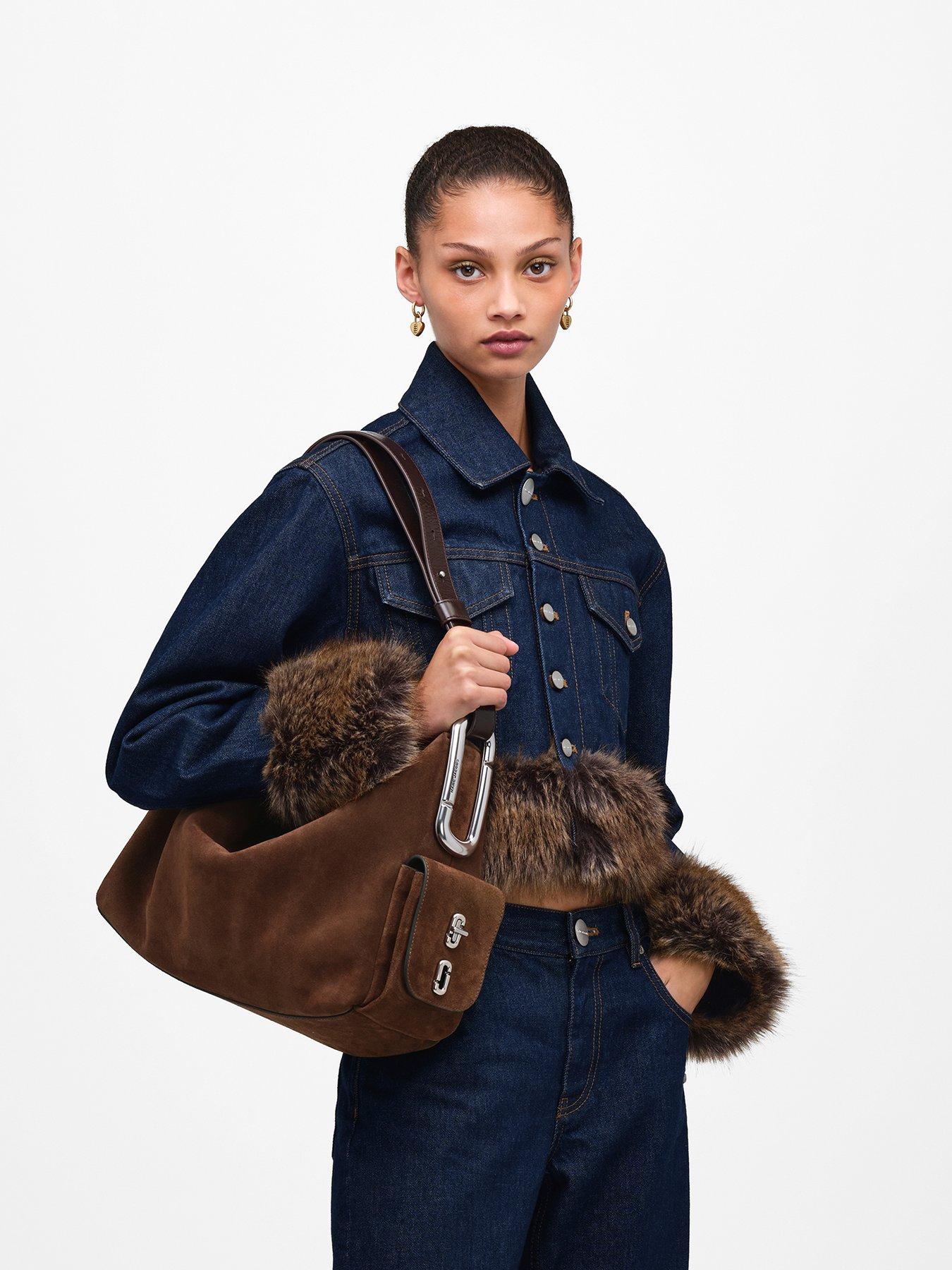 Image 2 of 4 of MARC JACOBS Large Scene Shoulder Bag - Dark Brown