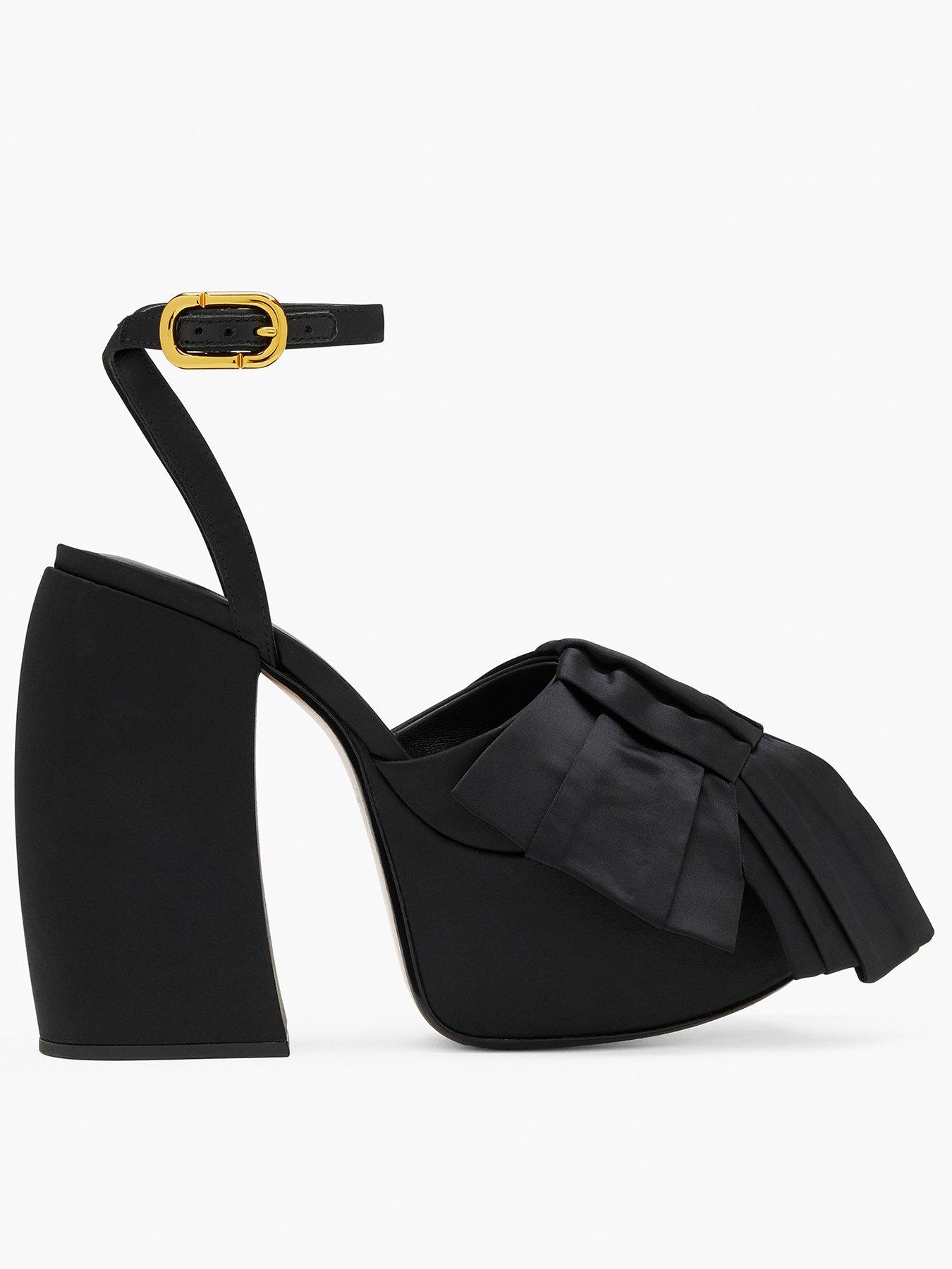 MARC JACOBS The Bow Platform Heel - Black