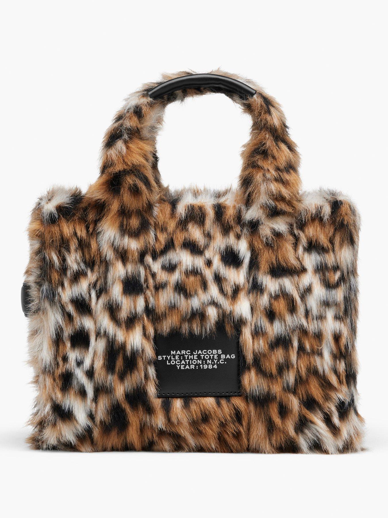 Image 2 of 5 of MARC JACOBS The Small Leopard Print Tote Bag - Brown