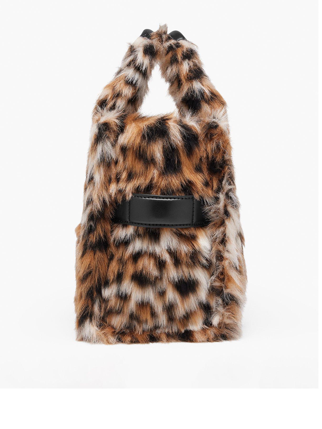 Image 3 of 5 of MARC JACOBS The Small Leopard Print Tote Bag - Brown