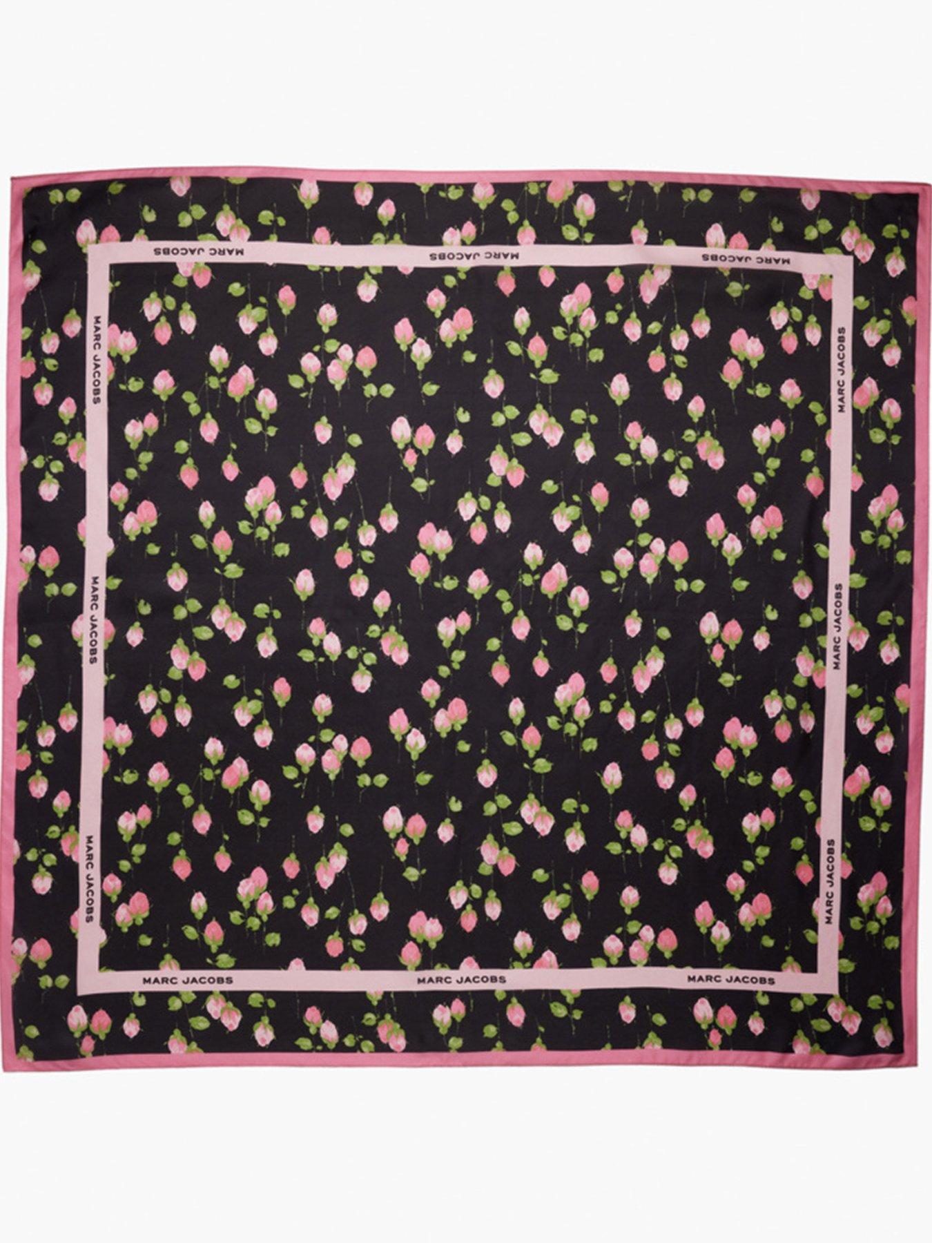 Image 1 of 3 of MARC JACOBS Floral Silk Scarf
