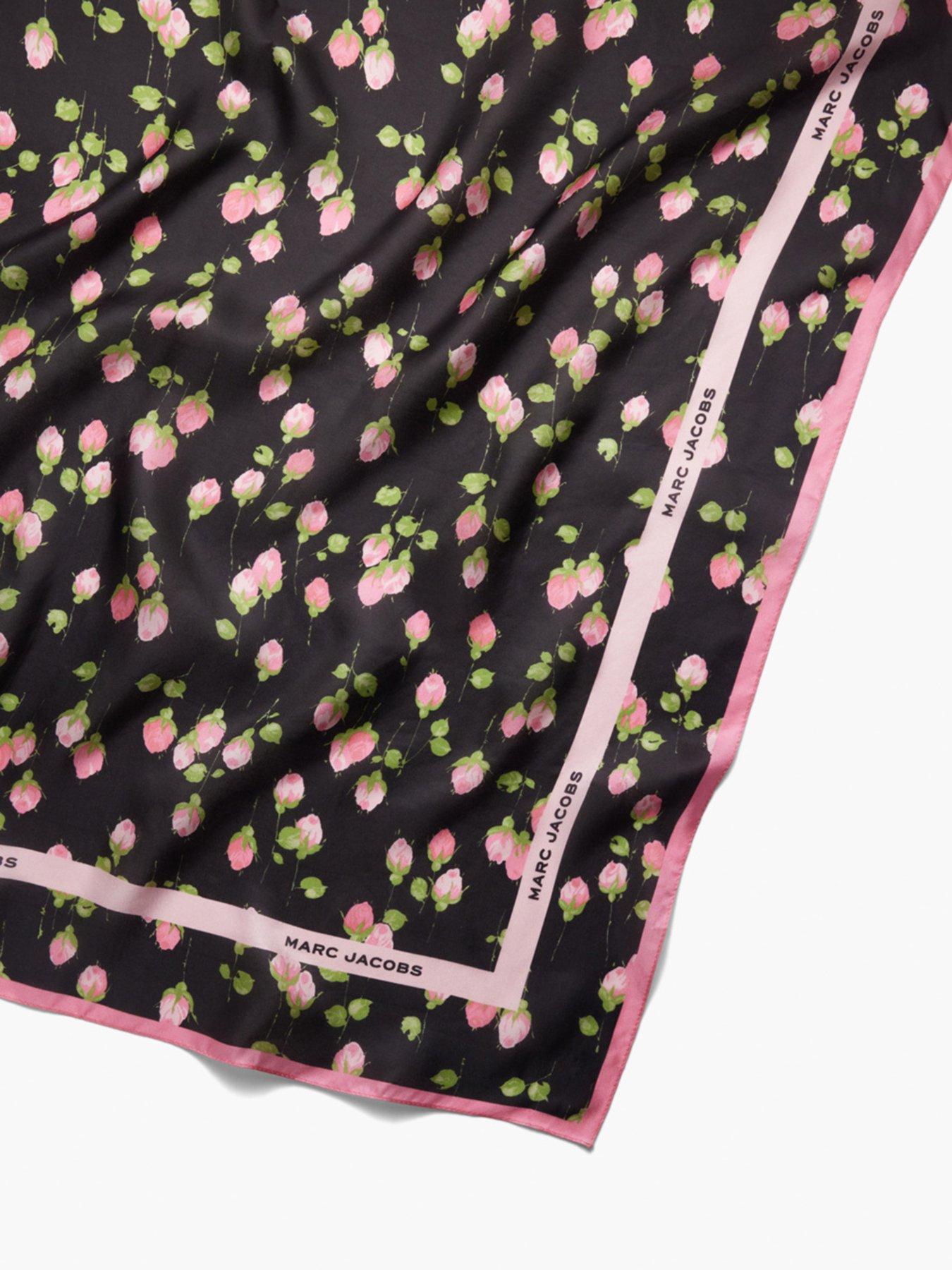 Image 3 of 3 of MARC JACOBS Floral Silk Scarf
