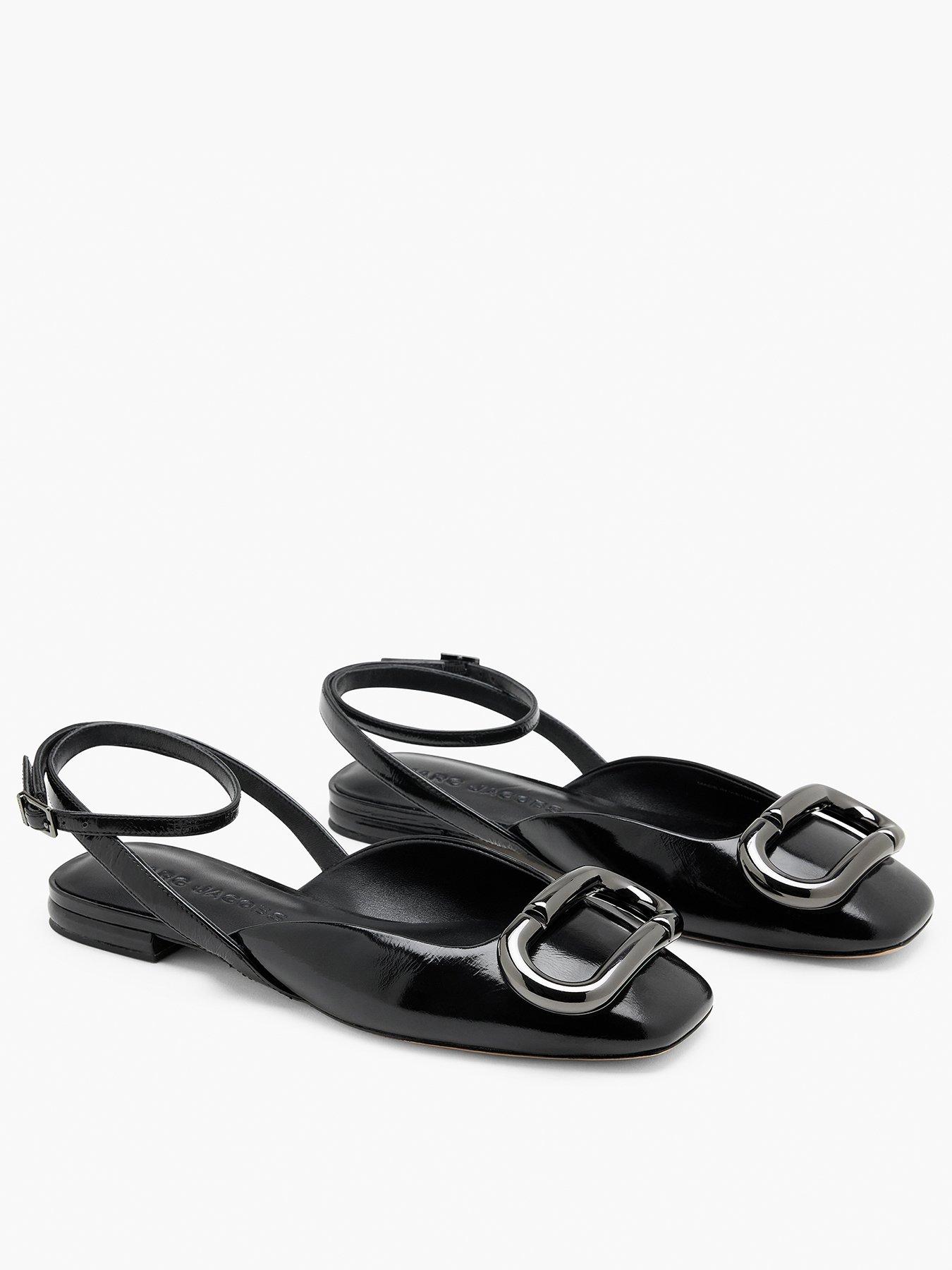 MARC JACOBS The Pop J Marc Sandal - Black