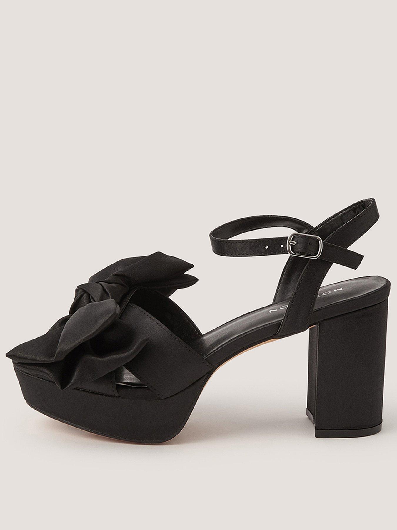 Monsoon Grace Satin Bow Platform