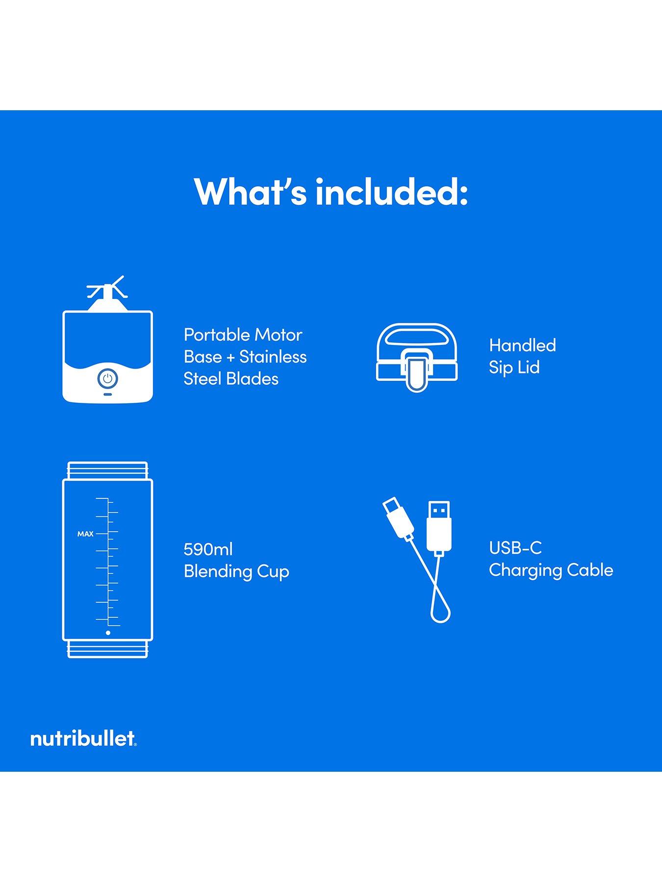Image 7 of 8 of NUTRIBULLET Portable Blender (Magenta)