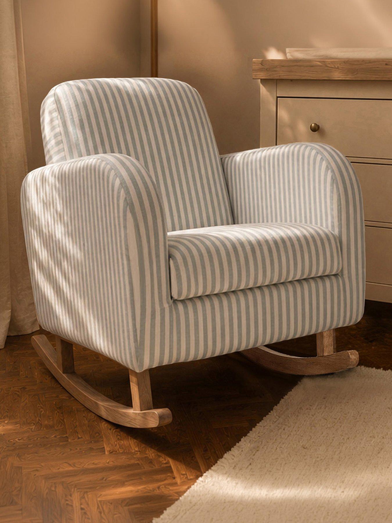 CuddleCo Etta Nursing Chair - Sea Salt Stripe