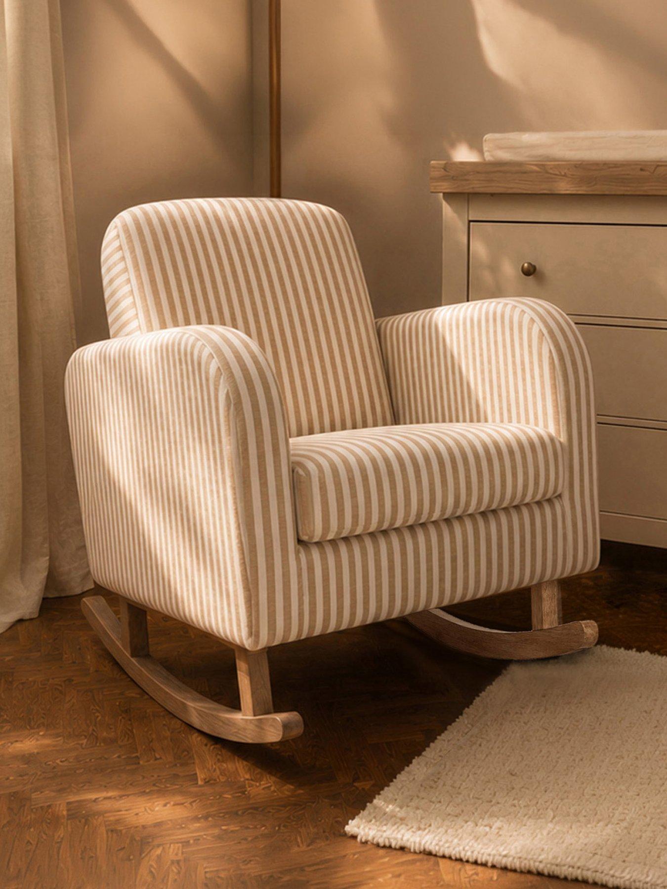 Image 1 of 7 of CuddleCo Etta Nursing Chair - Beach Stripe