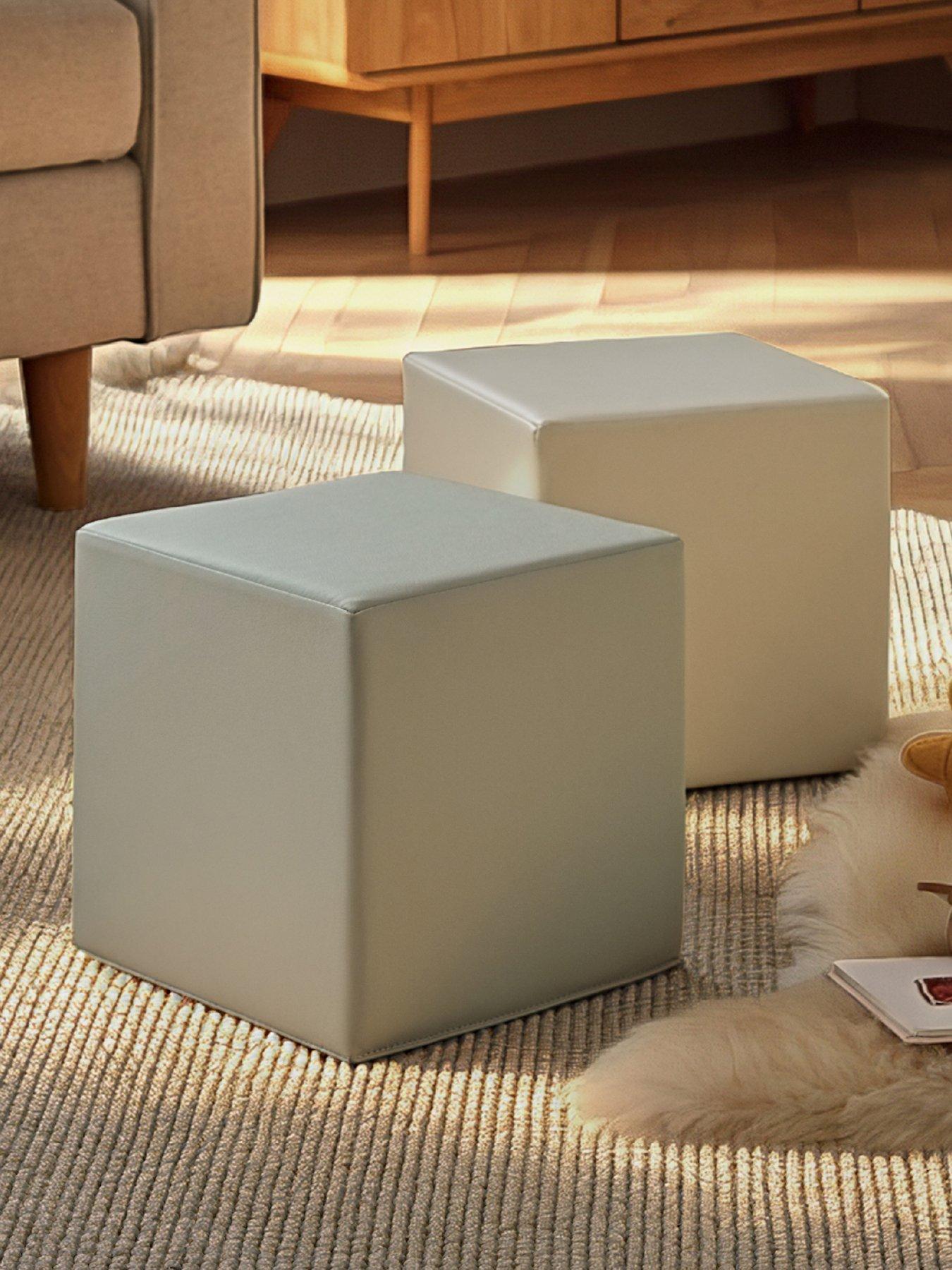 Image 1 of 5 of CuddleCo Play Cubes 2pc Sea Salt/Pebble