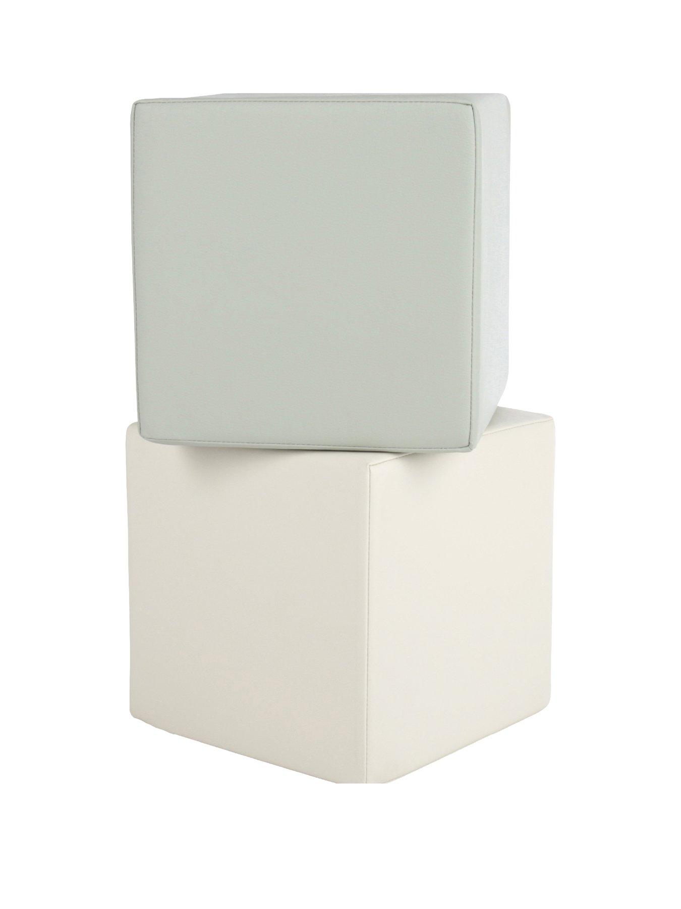 Image 2 of 5 of CuddleCo Play Cubes 2pc Sea Salt/Pebble