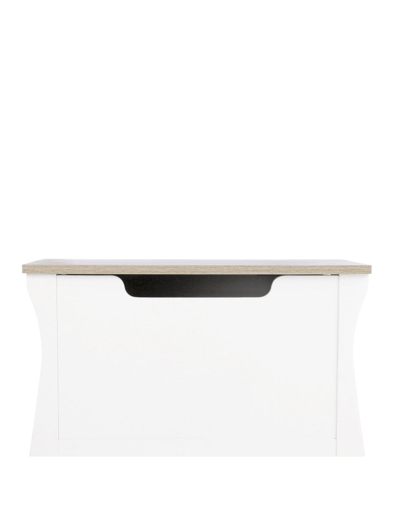 Image 2 of 4 of CuddleCo Clara Storage Box - White/Ash