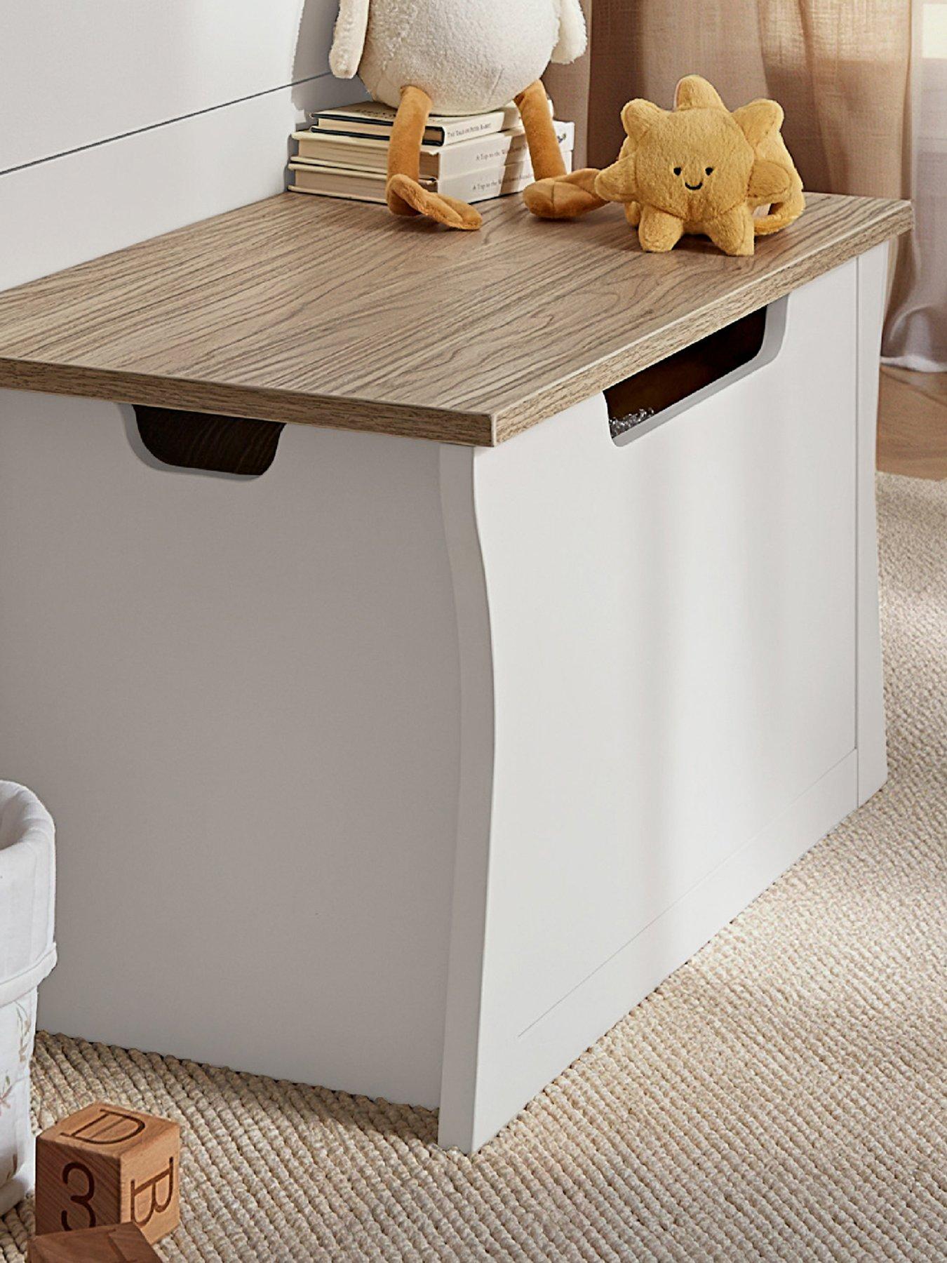 Image 3 of 4 of CuddleCo Clara Storage Box - White/Ash